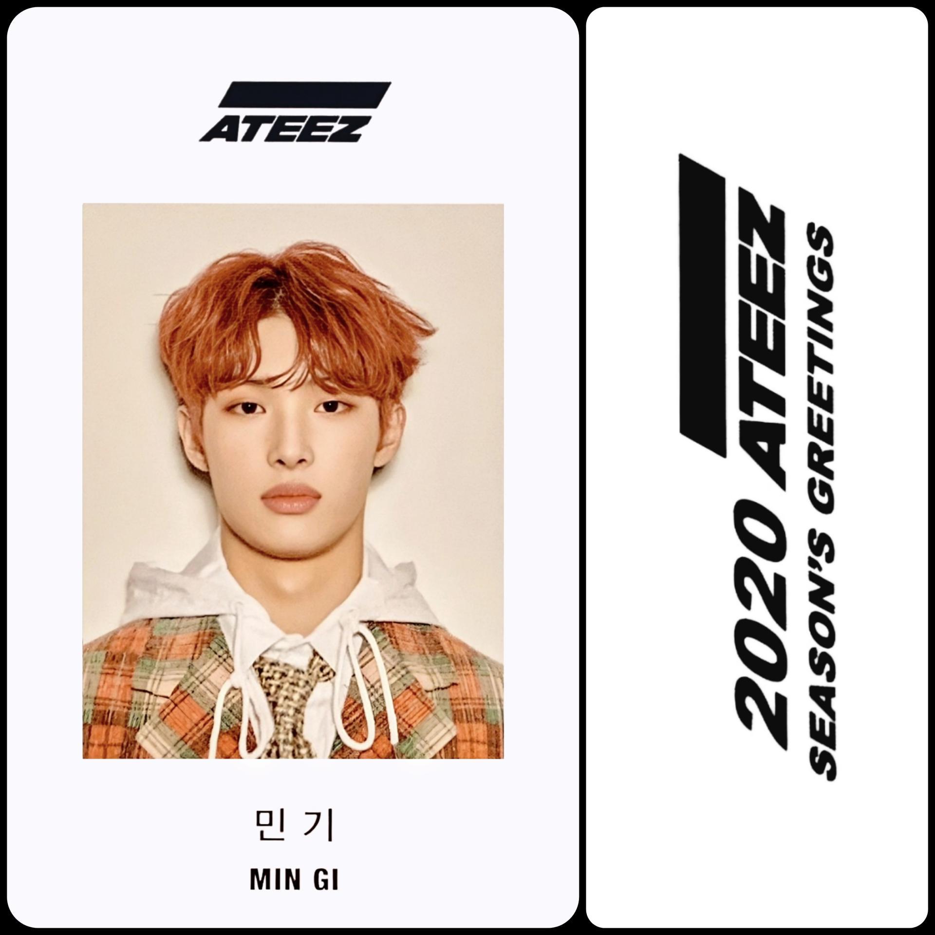 ATEEZ Seasons Greeting 2020 ID Photocards | Stay DeLulu!