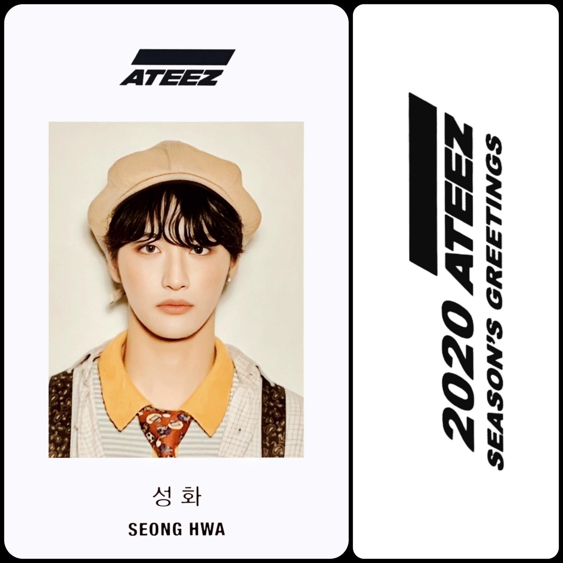 ATEEZ Seasons Greeting 2020 ID Photocards | Stay DeLulu!