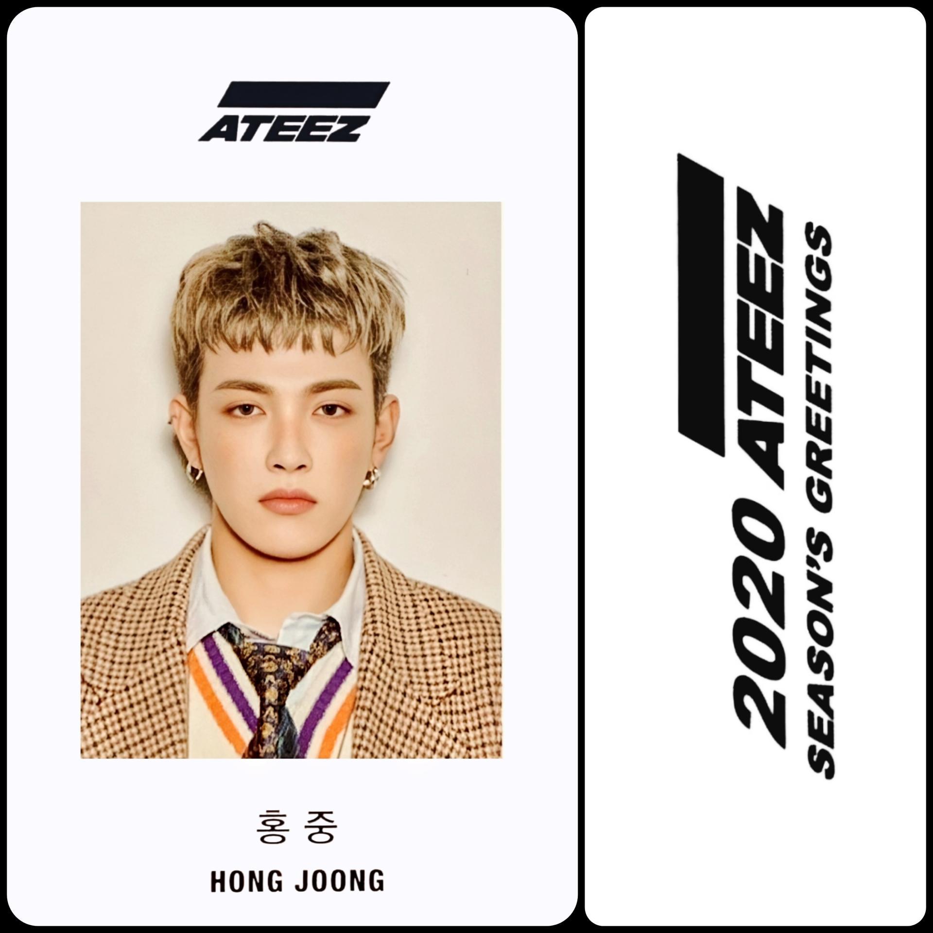 ATEEZ Seasons Greeting 2020 ID Photocards | Stay DeLulu!