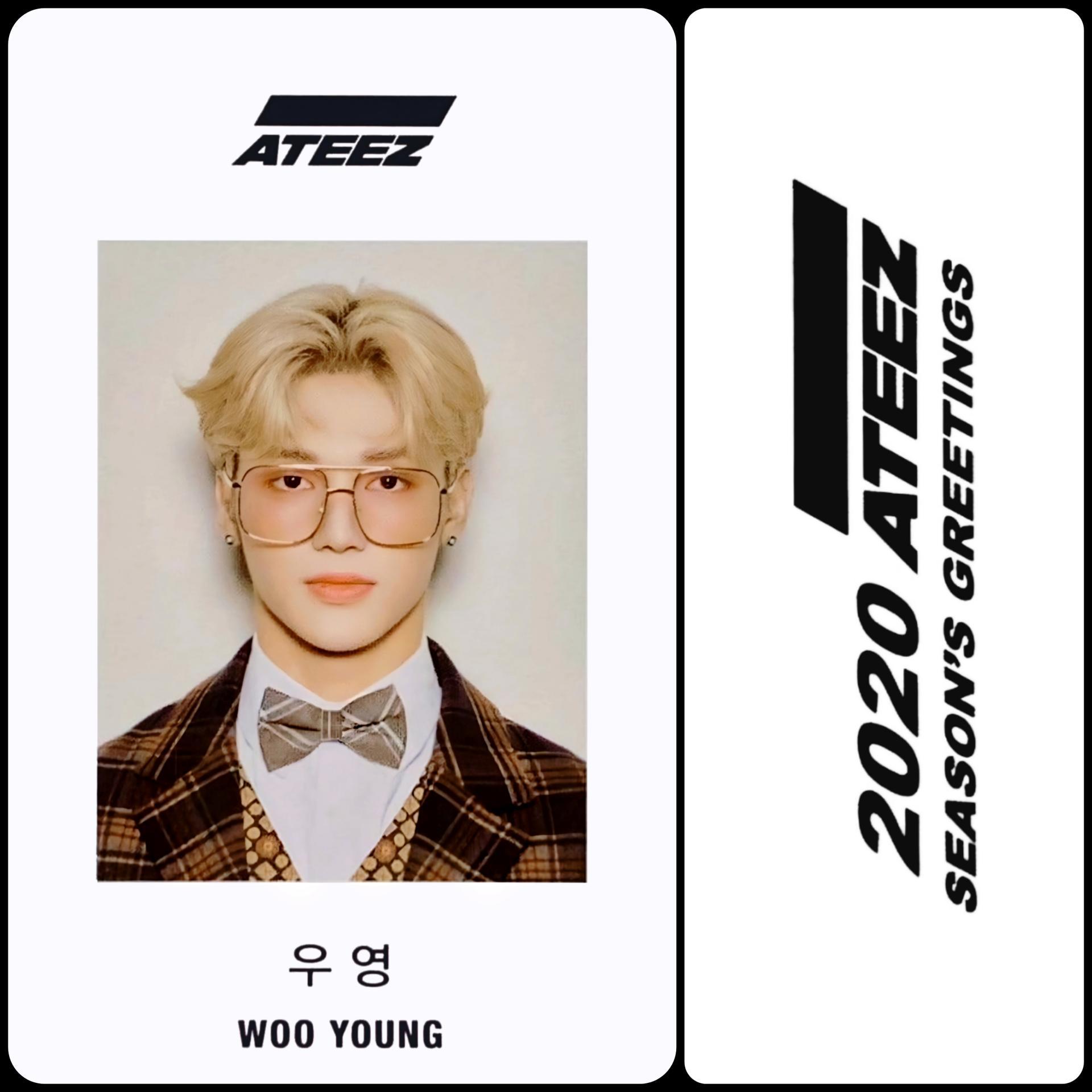 ATEEZ Seasons Greeting 2020 ID Photocards | Stay DeLulu!