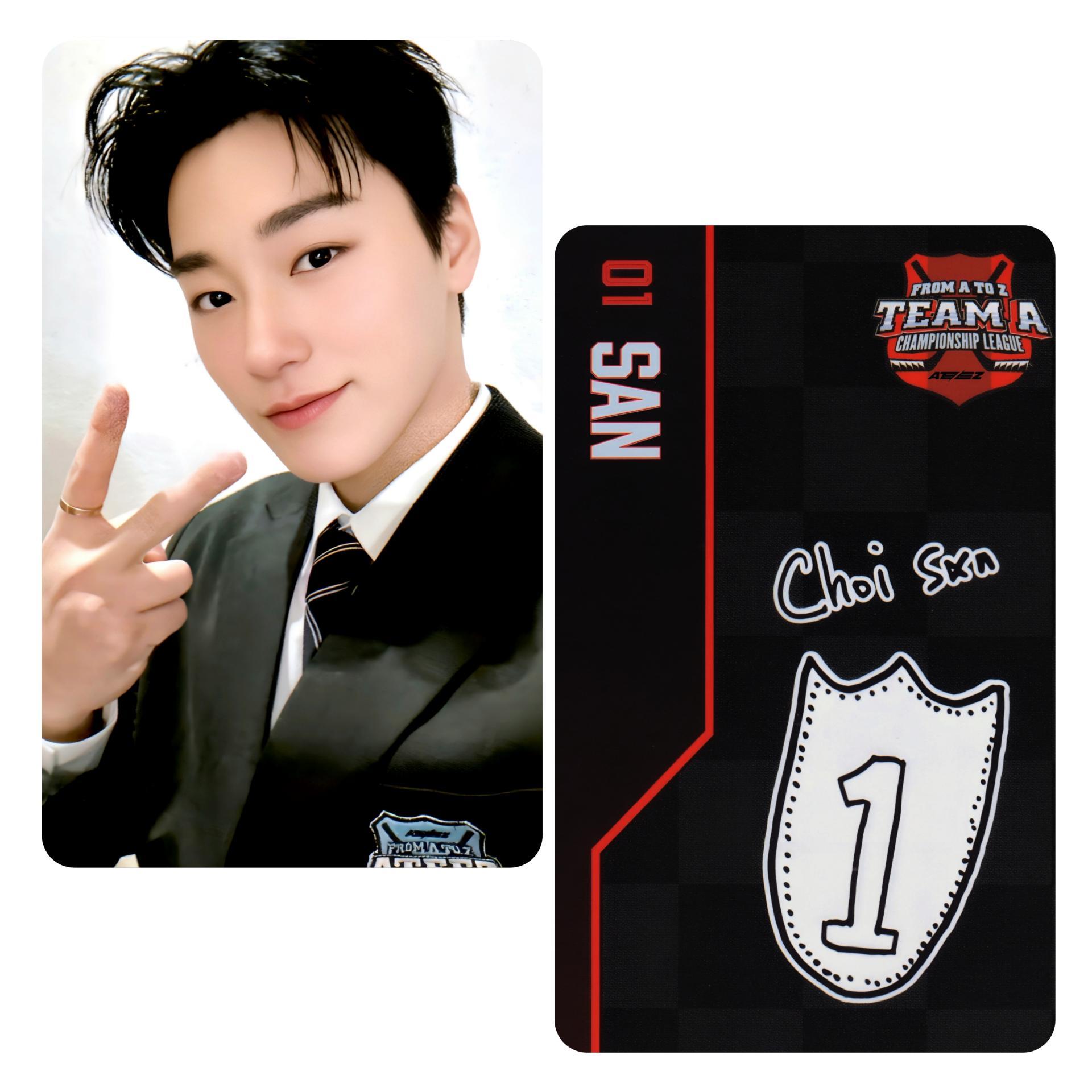 ATEEZ 5th Membership Kit Suit Photocards
