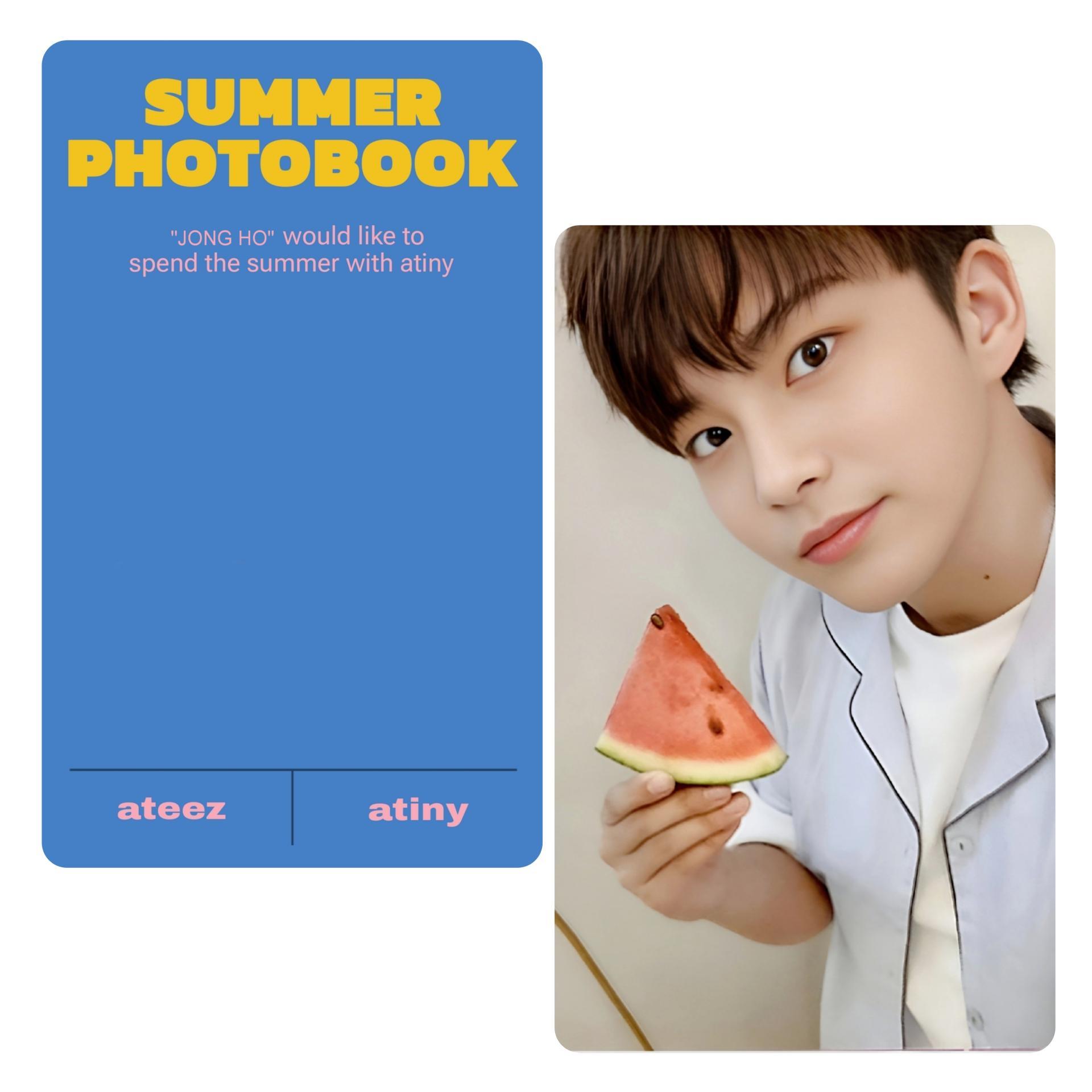 ATEEZ Summer Photobook 2022 KQ Store Photocards | Stay DeLulu!