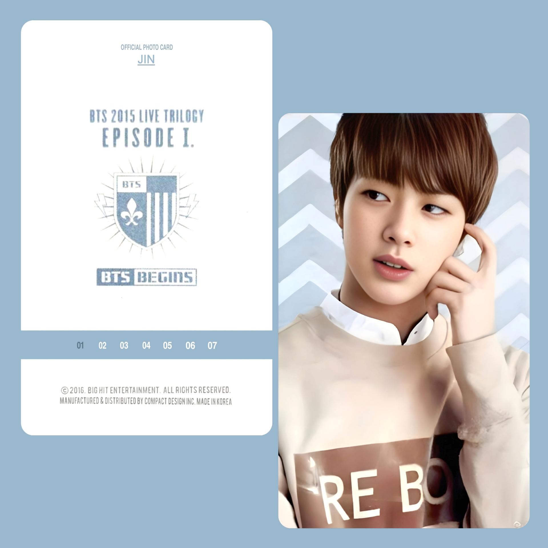 JIN - BTS Begins Mini Photo Cards