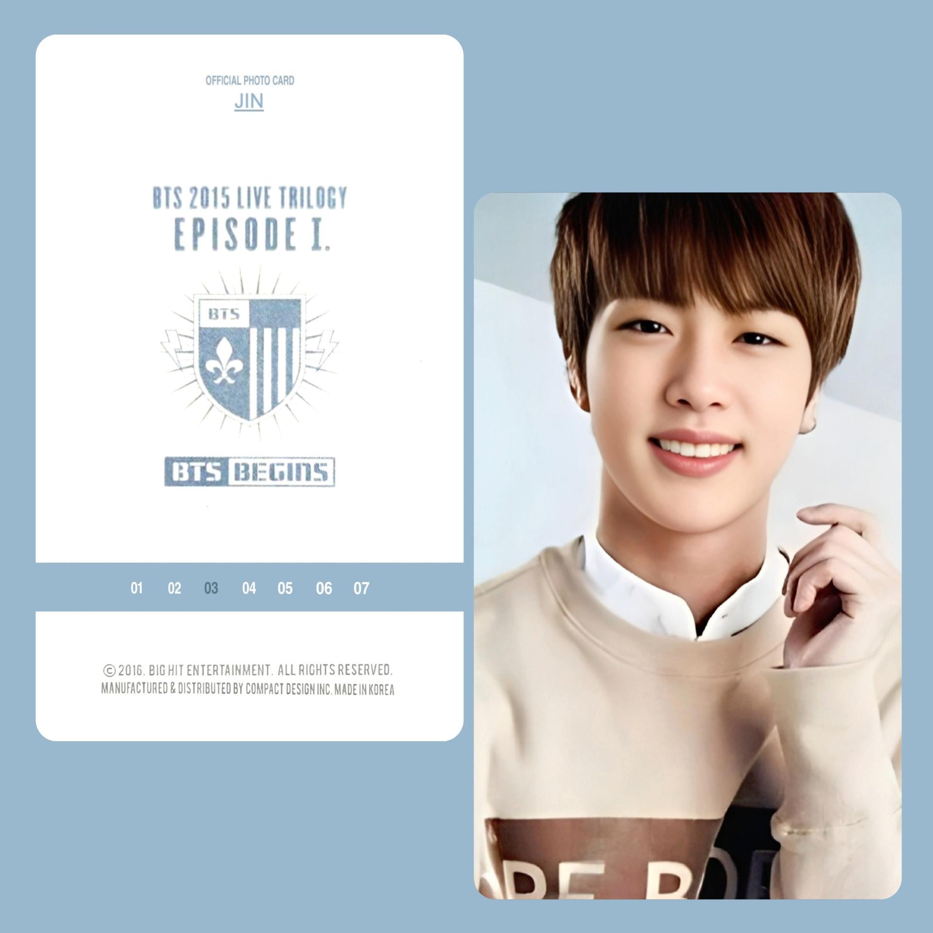 JIN - BTS Begins Mini Photo Cards