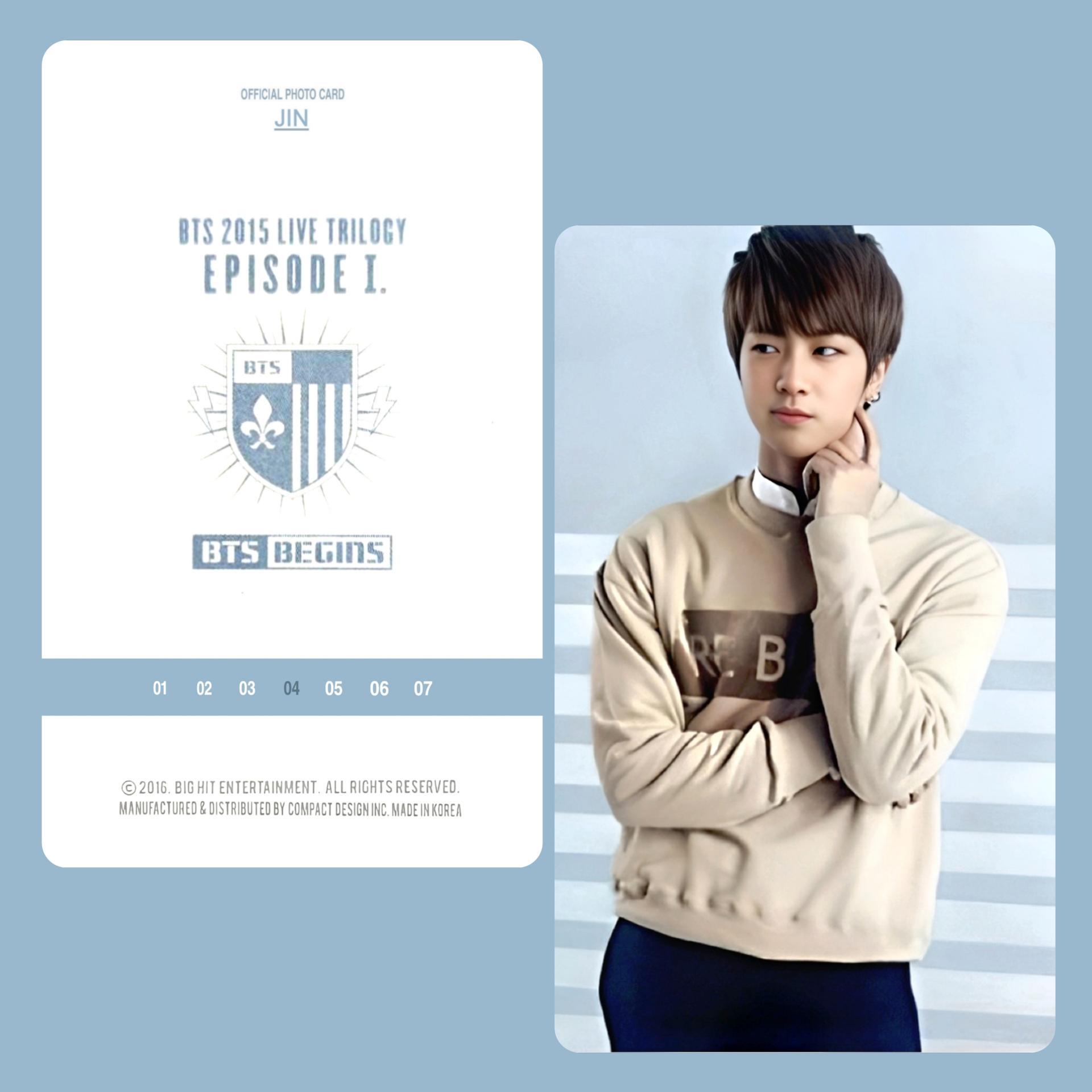 JIN - BTS Begins Mini Photo Cards