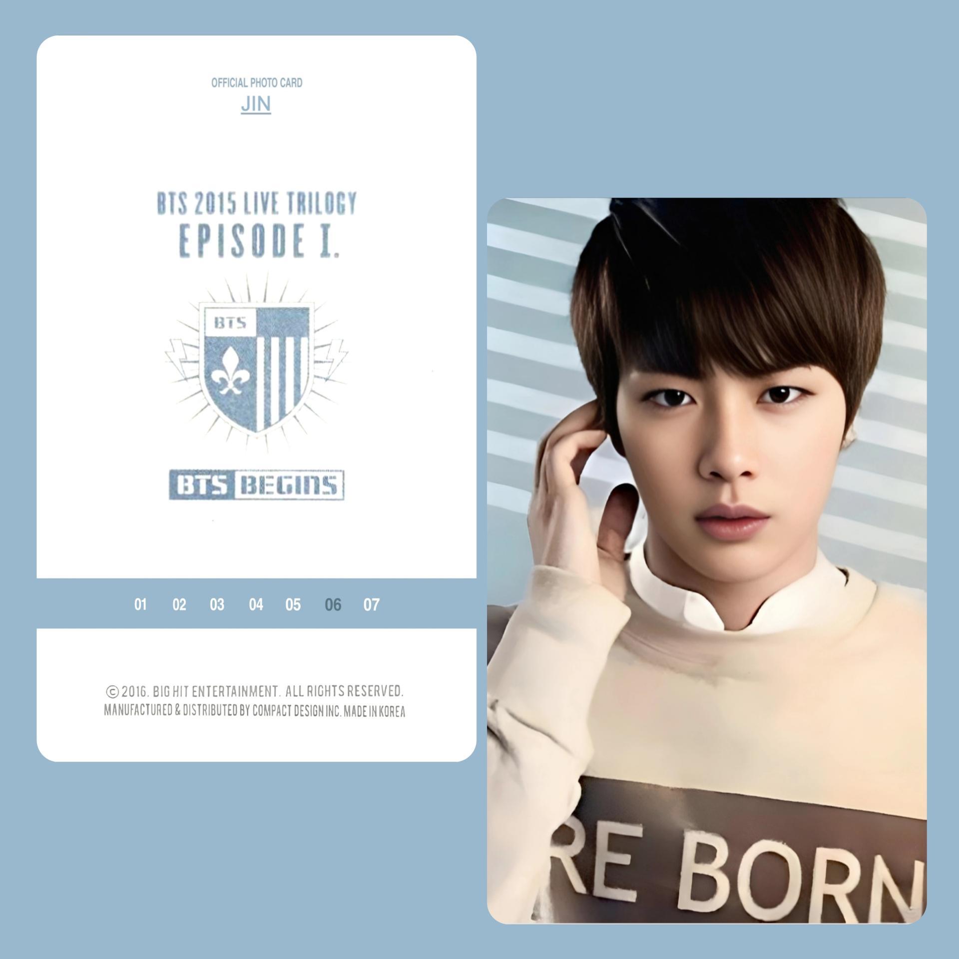 JIN - BTS Begins Mini Photo Cards