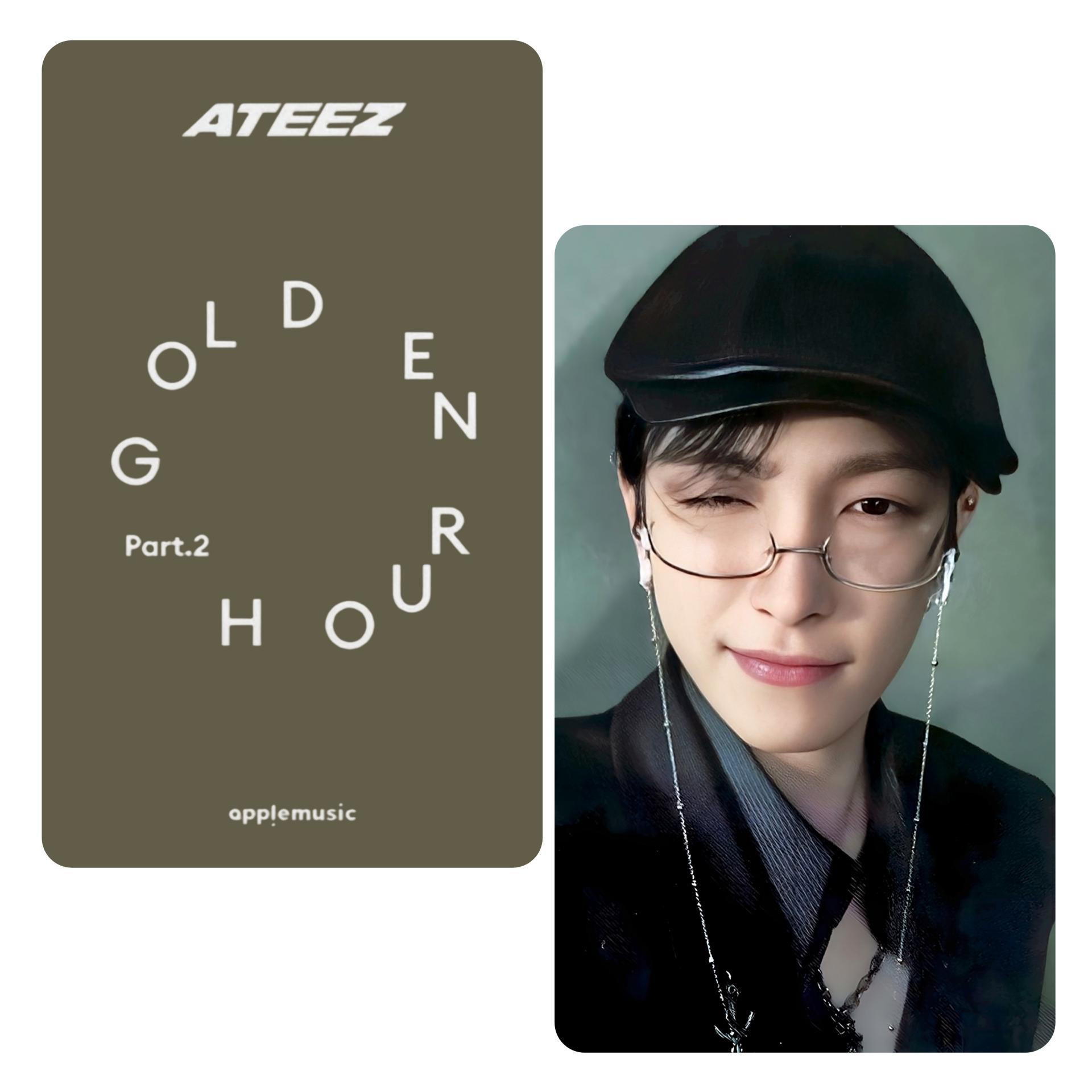 ユノ ジョンホ ATEEZ GOLDEN HOUR 2 applemusic ATEEZ 11th Mini Album - GOLDEN HOUR : Part.2 + APPLEMUSIC