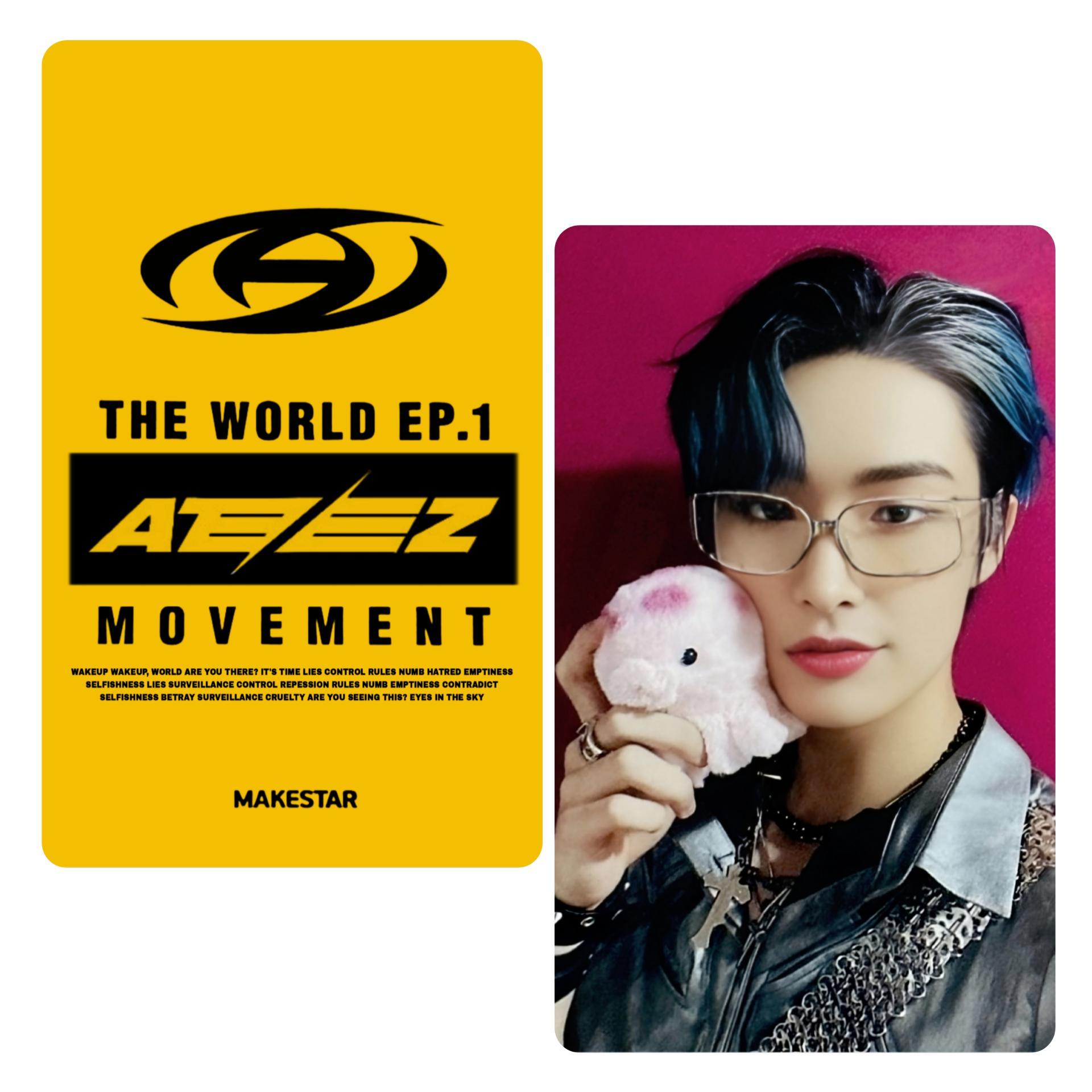ATEEZ Movement Makestar VC Event Winner Photocards