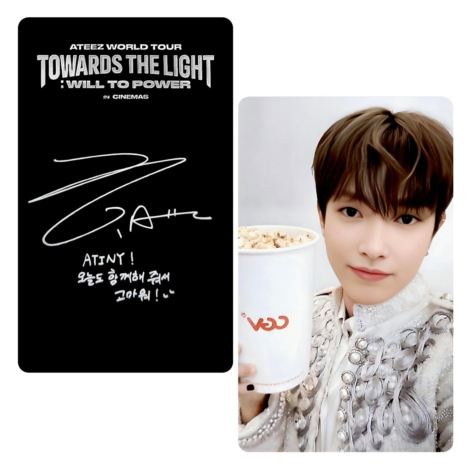 ATEEZ World Tour (Towards the Light : Will to Power) in Cinemas Photocards