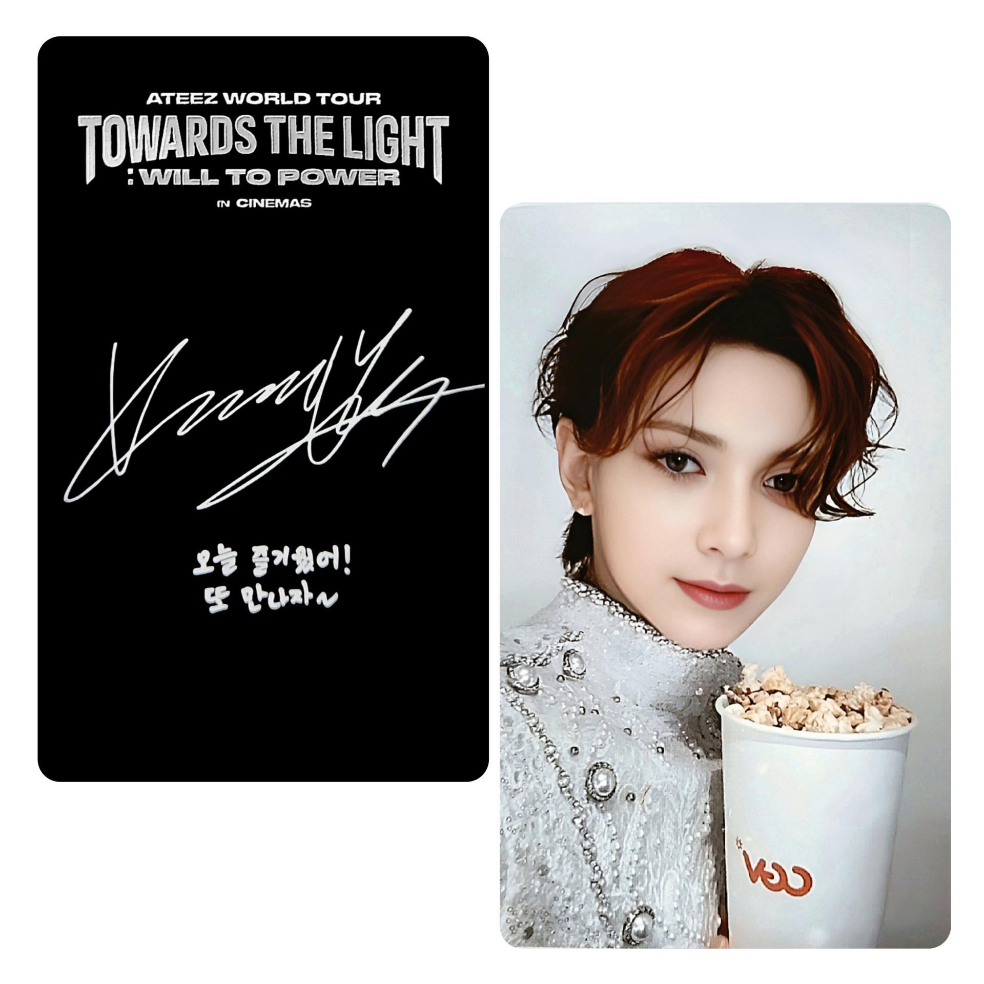 ATEEZ World Tour (Towards the Light : Will to Power) in Cinemas Photocards