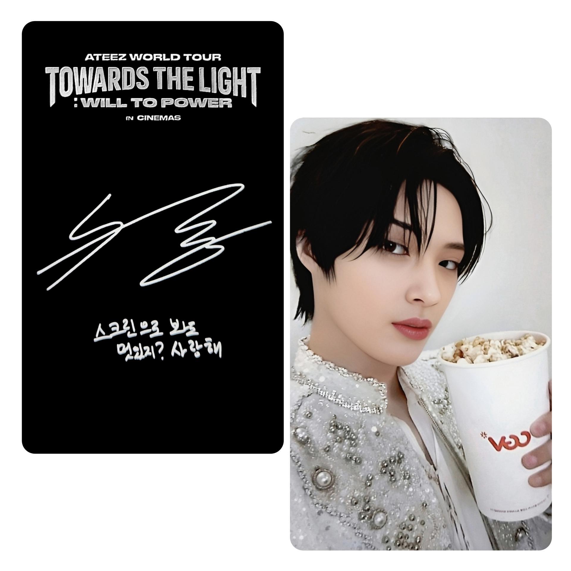 ATEEZ World Tour (Towards the Light : Will to Power) in Cinemas Photocards