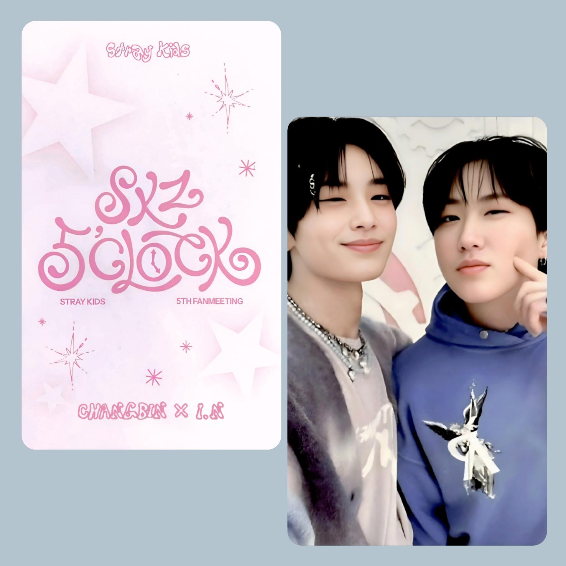 Stray Kids : 5 O'Clock Stay Zone Unit Photocards 