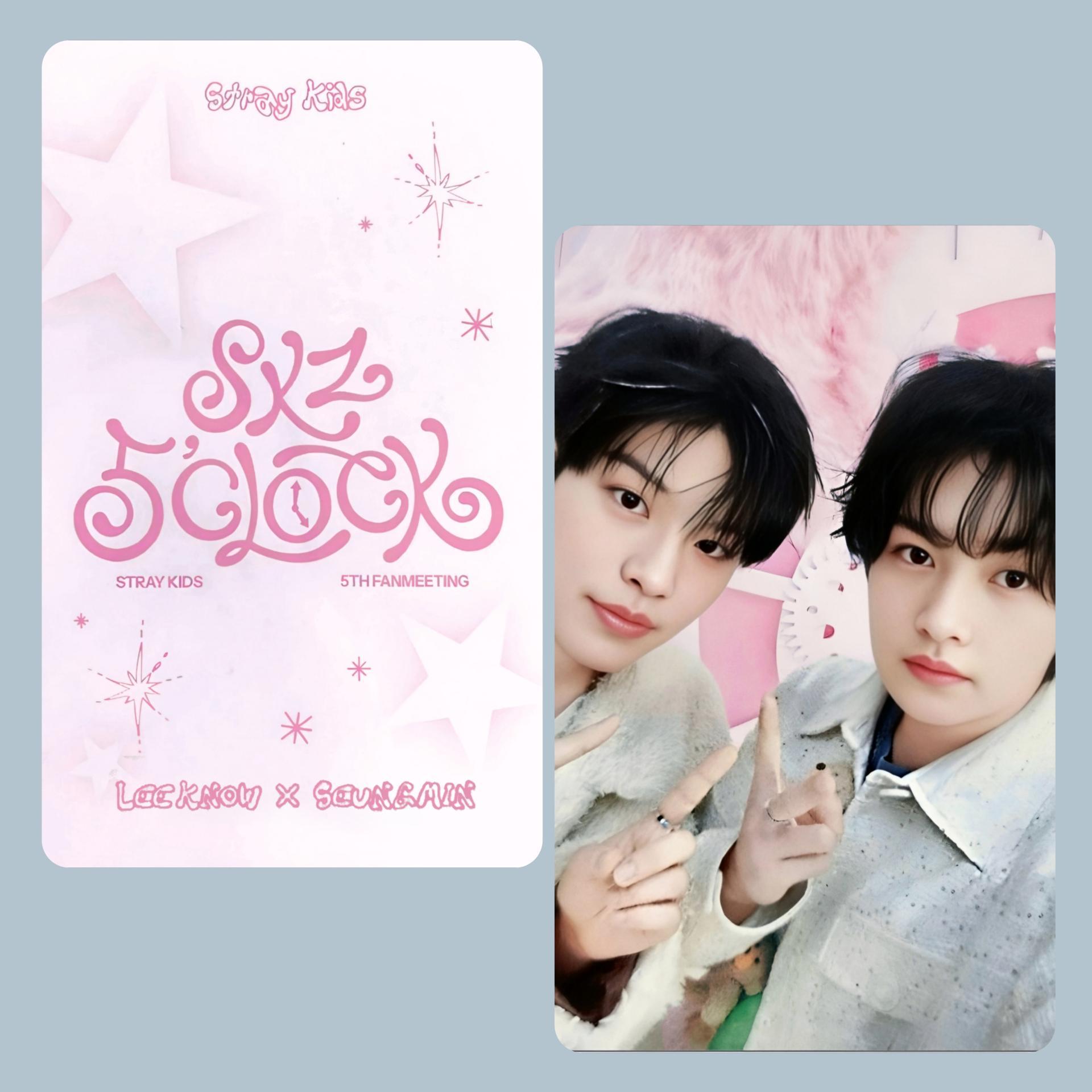 Stray Kids : 5 O'Clock Stay Zone Unit Photocards 