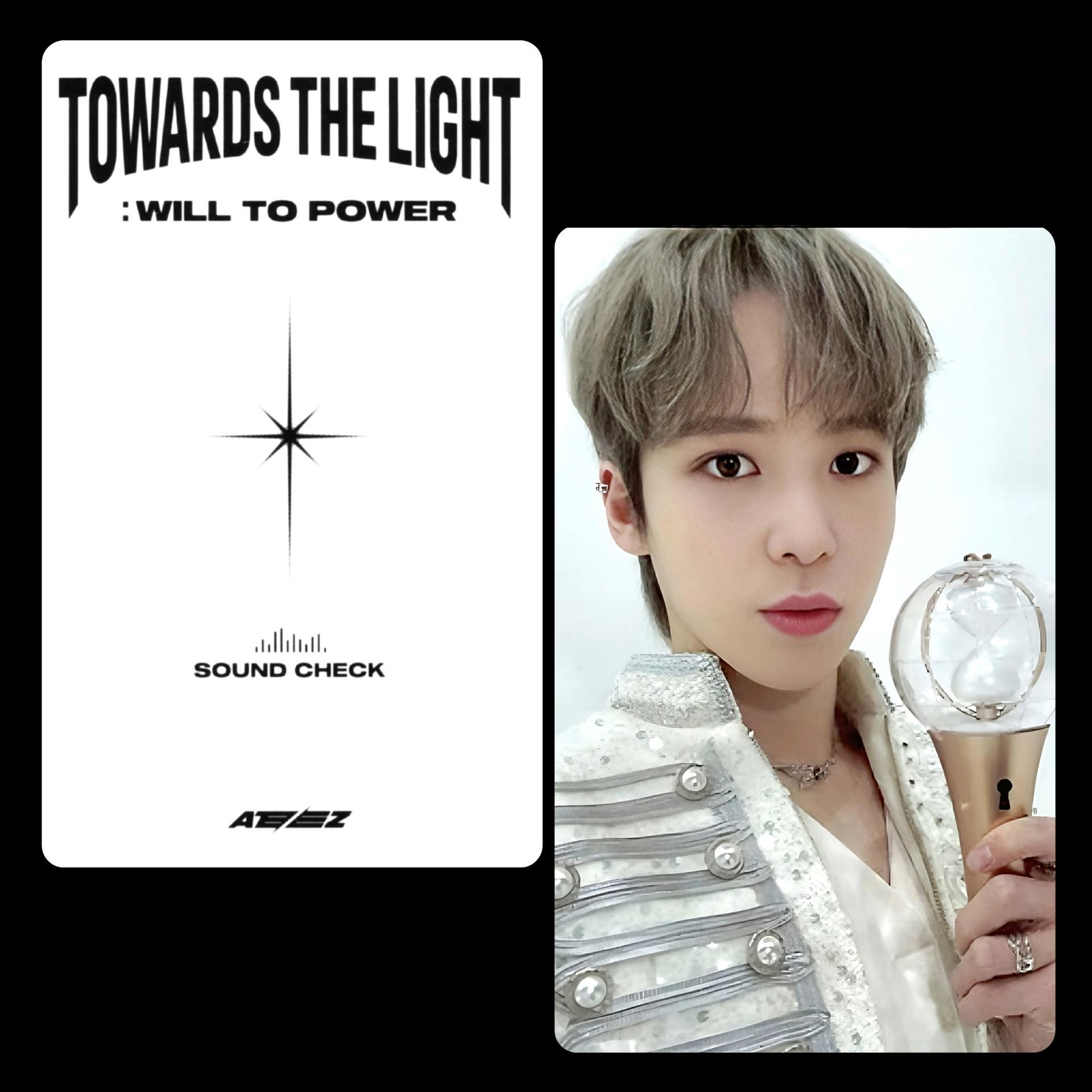 ATEEZ World Tour Towards the Light Seoul Soundcheck Photocards