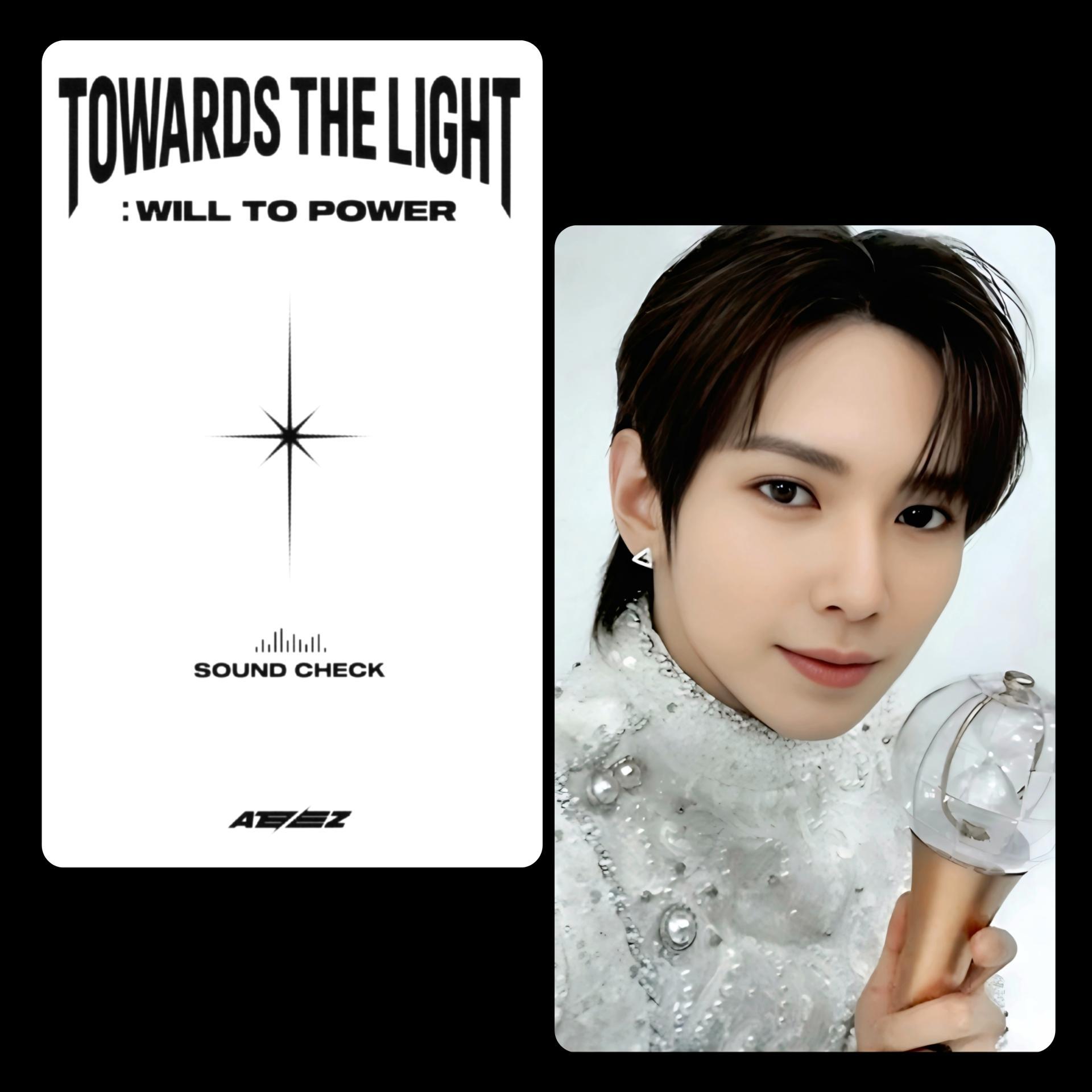 ATEEZ World Tour Towards the Light Seoul Soundcheck Photocards