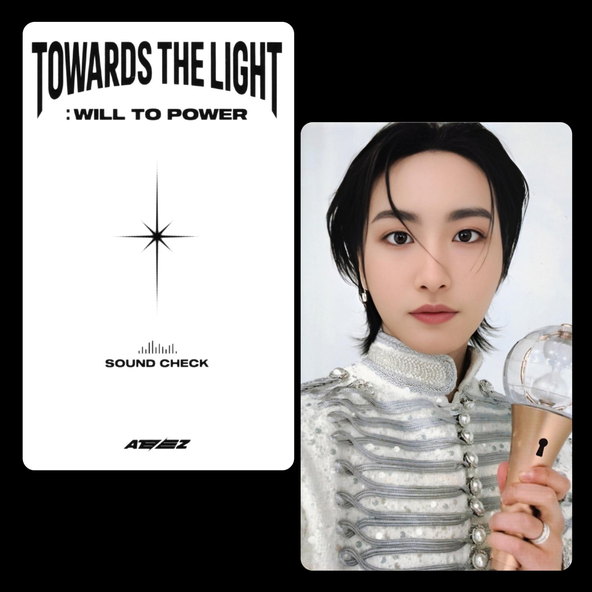ATEEZ World Tour Towards the Light Seoul Soundcheck Photocards