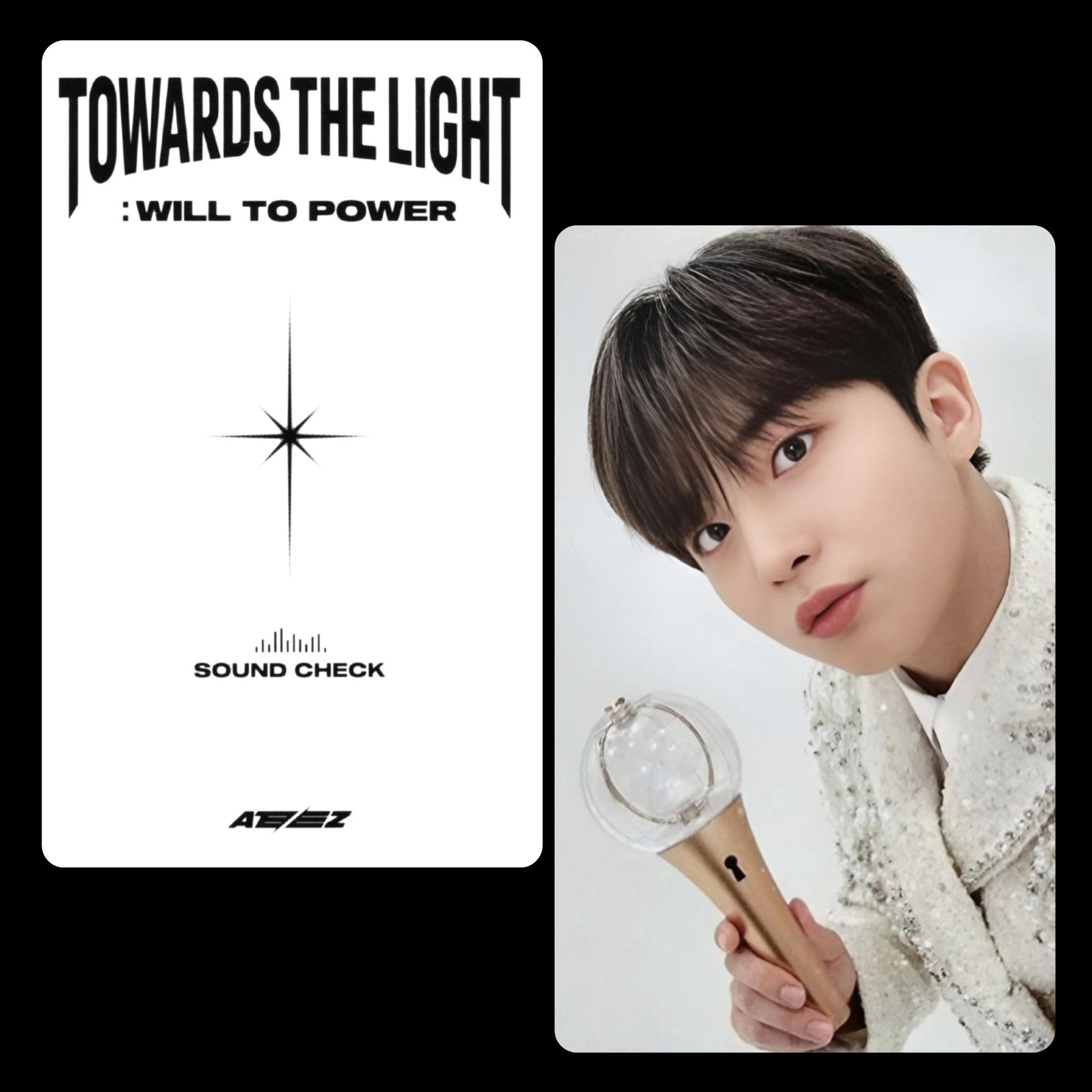 ATEEZ World Tour Towards the Light Seoul Soundcheck Photocards
