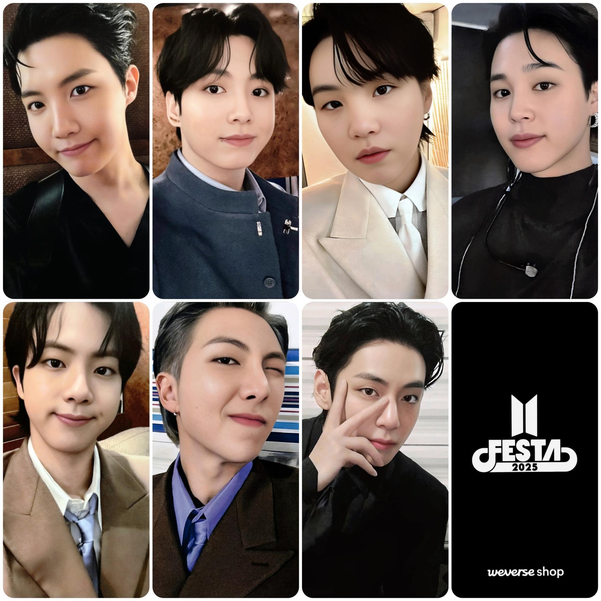 BTS Festa 2025 Media Purchase Benefit Photocard