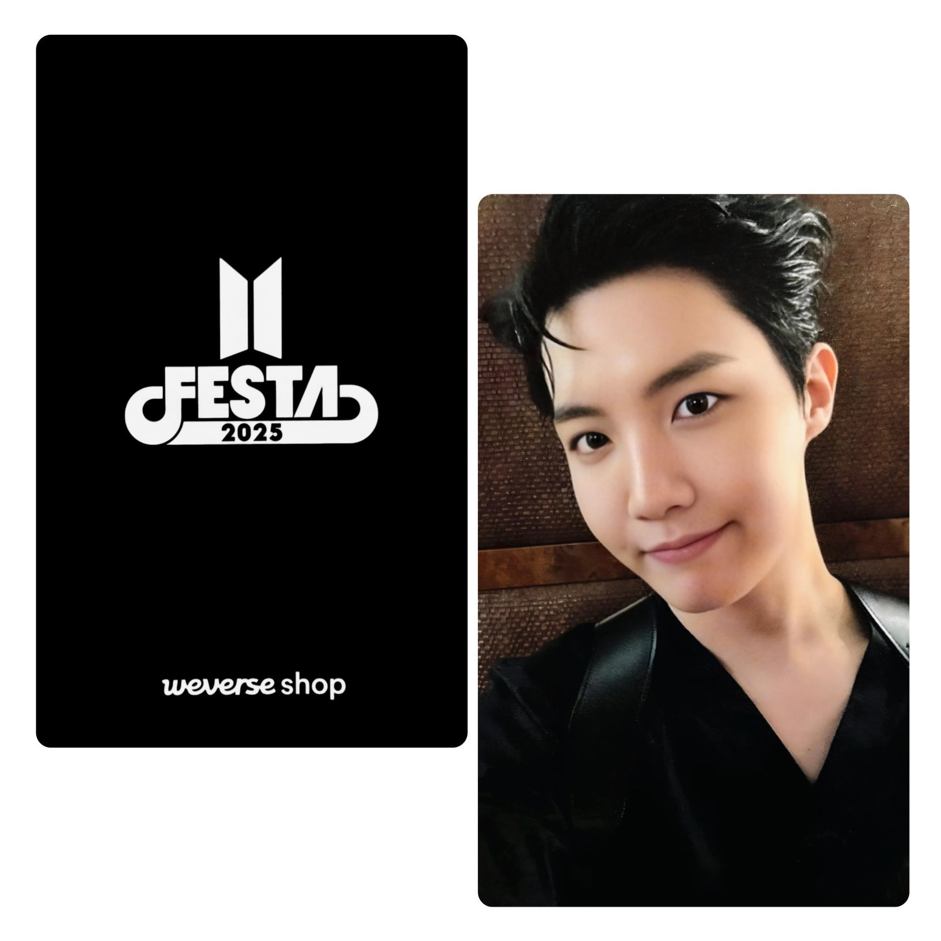 BTS Festa 2025 Media Purchase Benefit Photocard