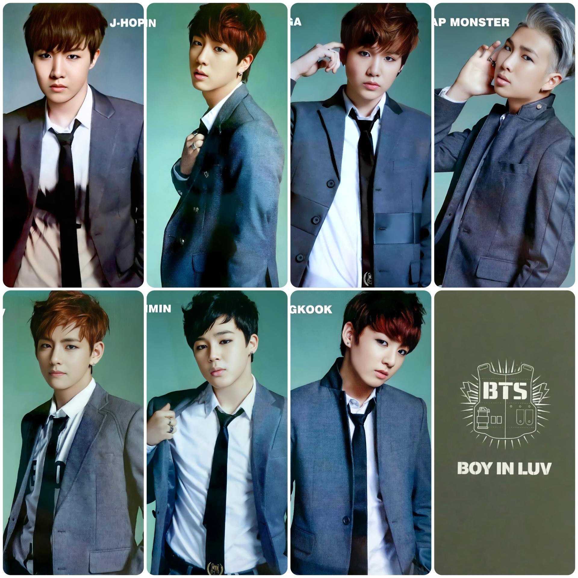 BTS Boy In Luv Photocards