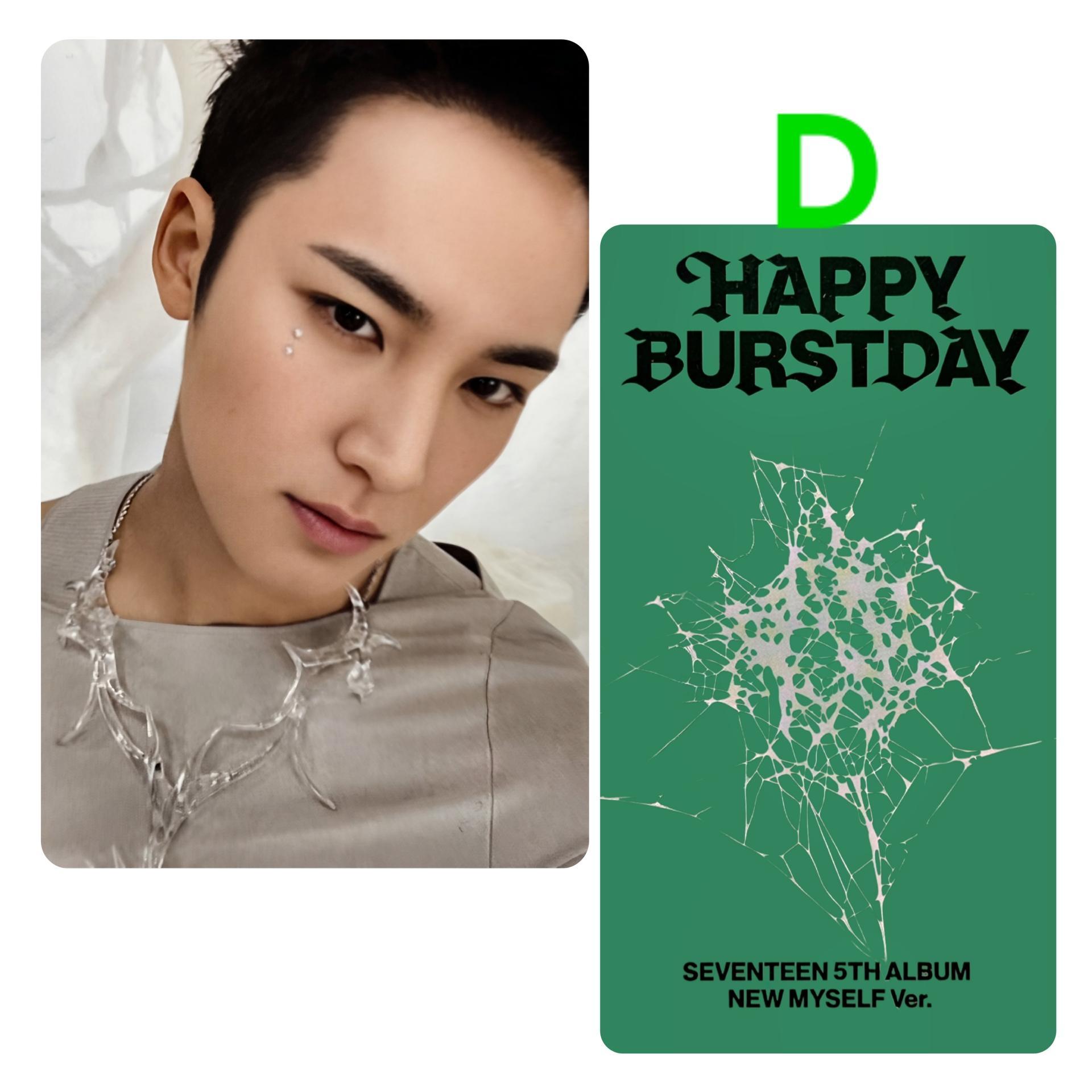 Mingyu : Happy Burstday Various Photocards 