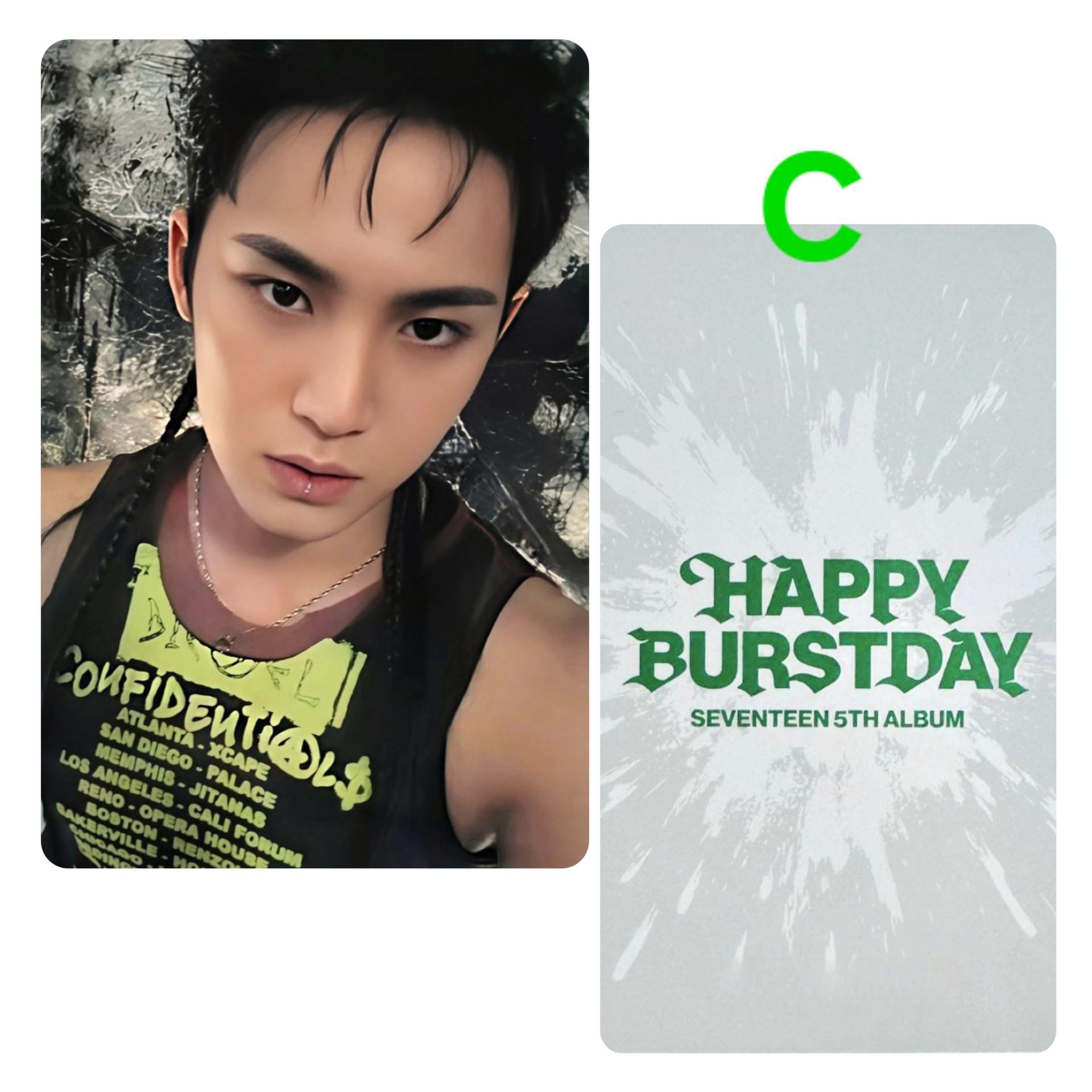Mingyu : Happy Burstday Various Photocards 