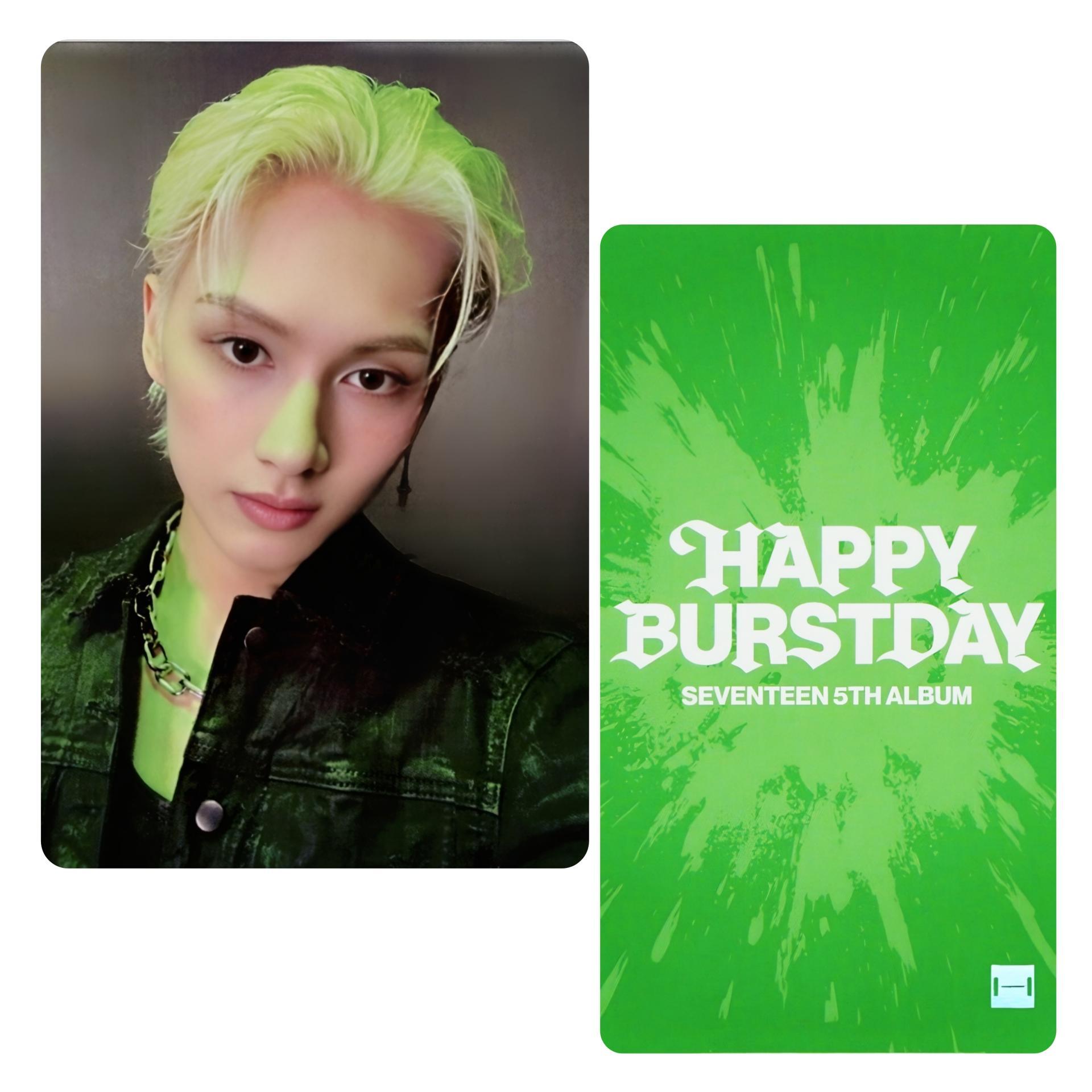 Seventeen WV Burstday Lucky Draw Photocards