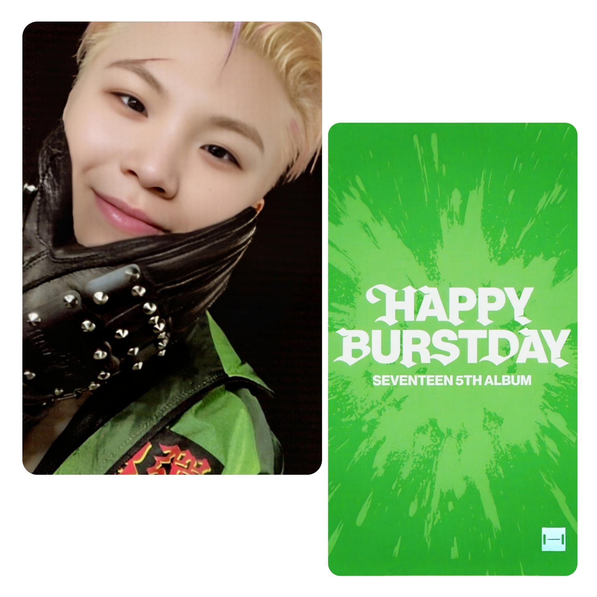 Seventeen WV Burstday Lucky Draw Photocards