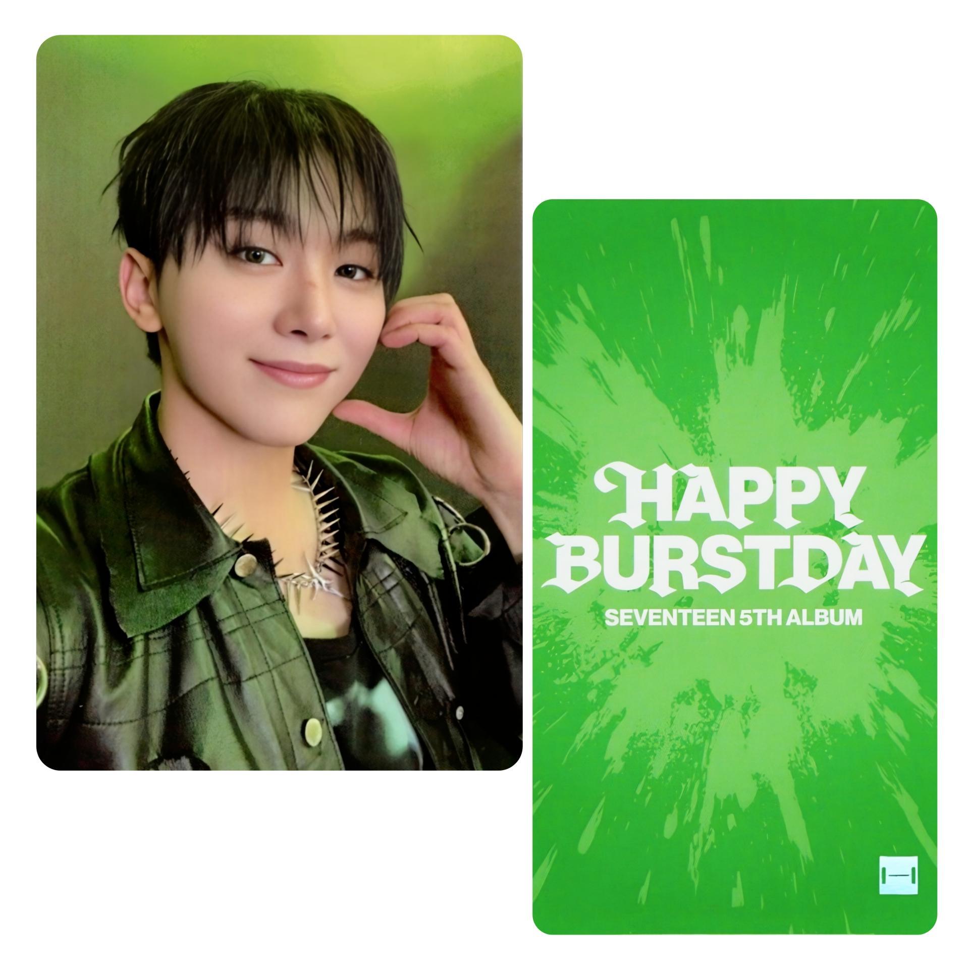 Seventeen WV Burstday Lucky Draw Photocards