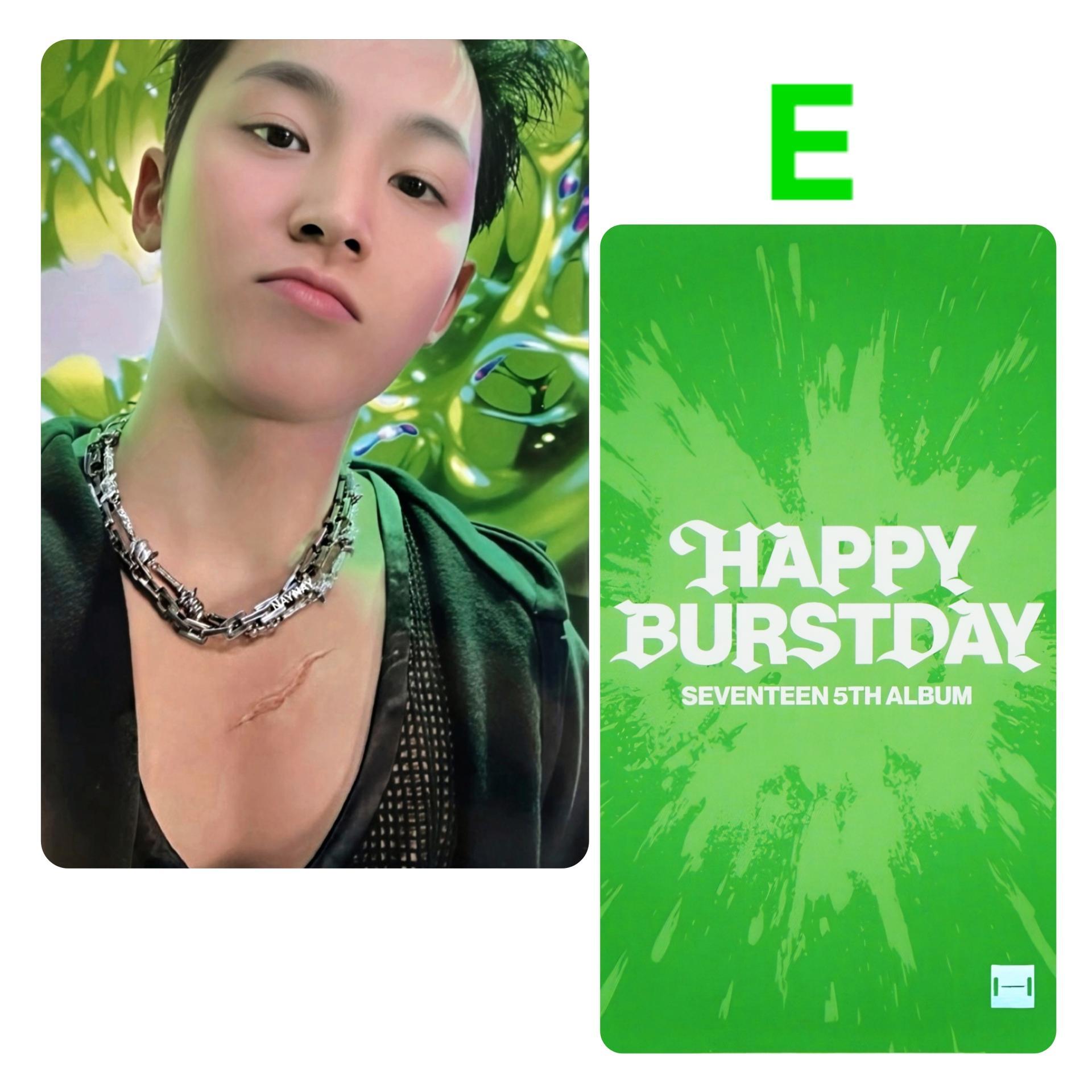 Mingyu : Happy Burstday Various Photocards 