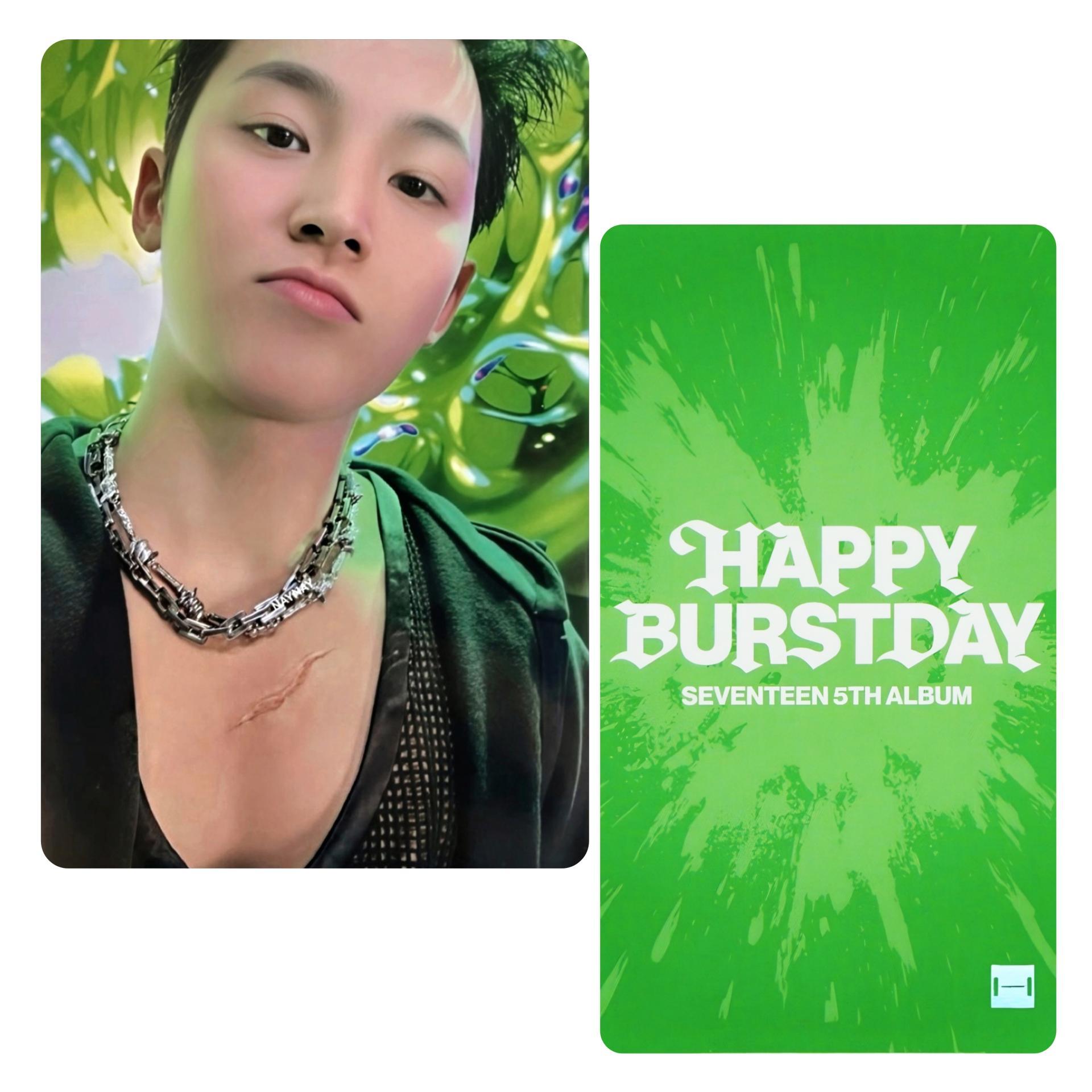 Seventeen WV Burstday Lucky Draw Photocards