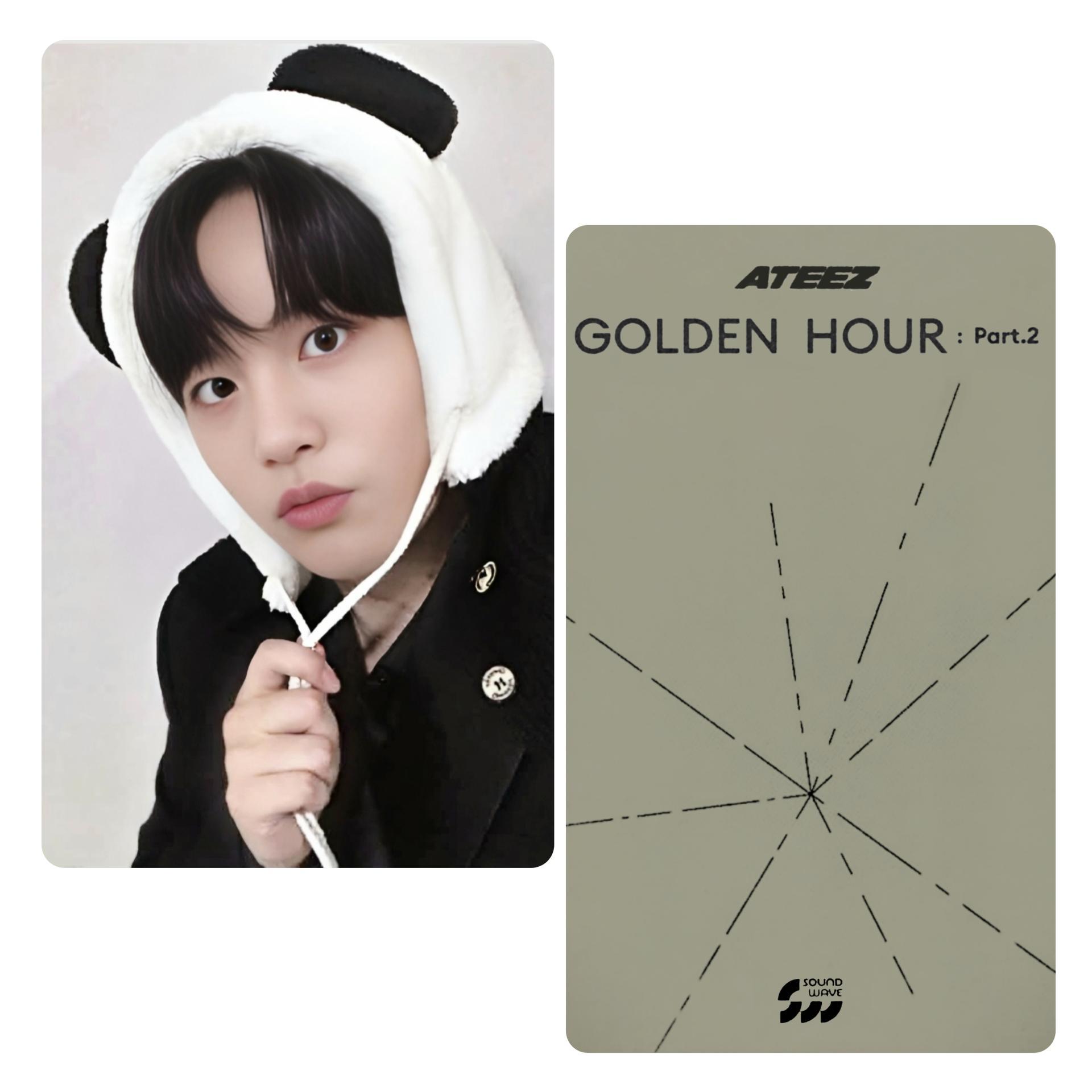 ATEEZ Golden Hour 2 Soundwave Fansign Photocards