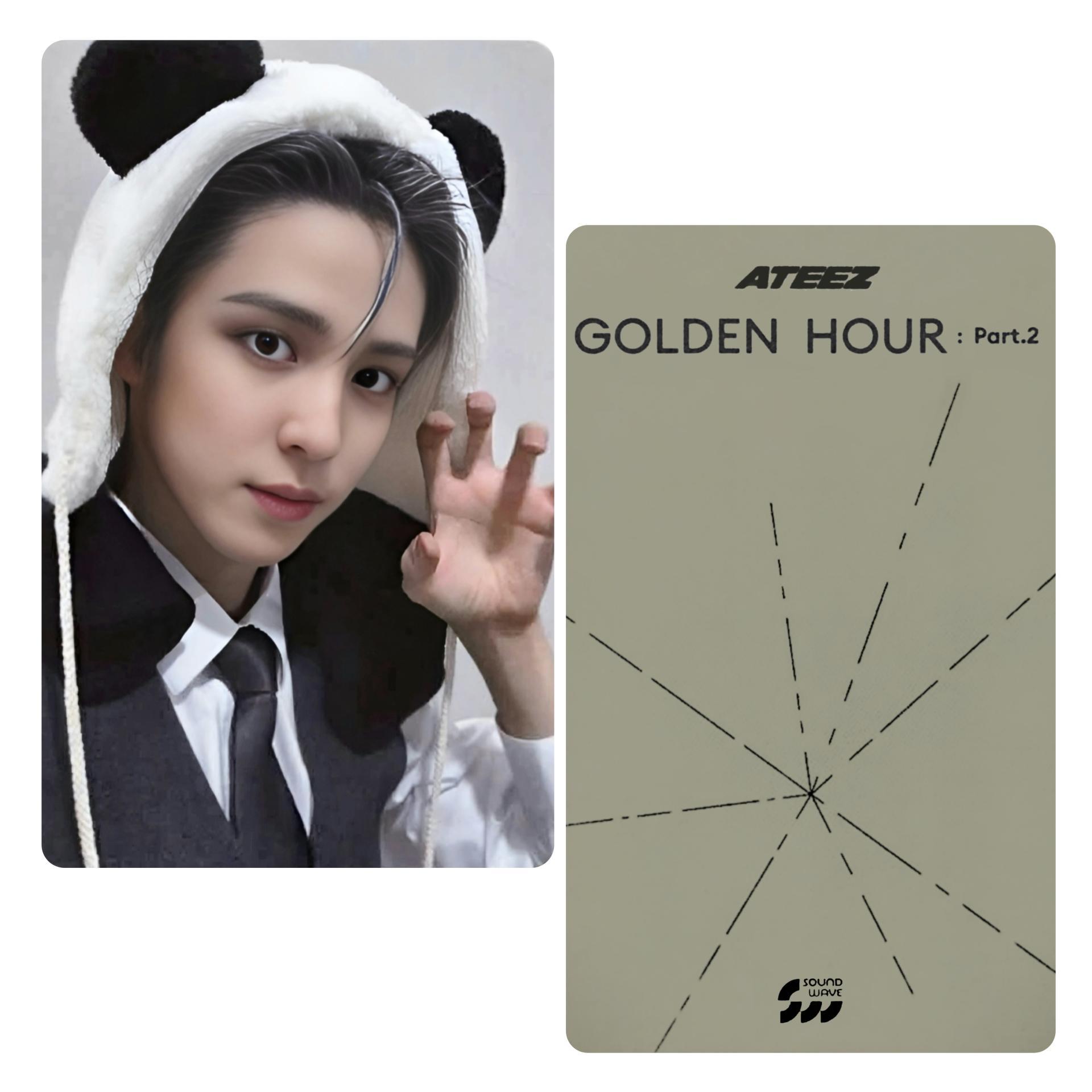 ATEEZ Golden Hour 2 Soundwave Fansign Photocards