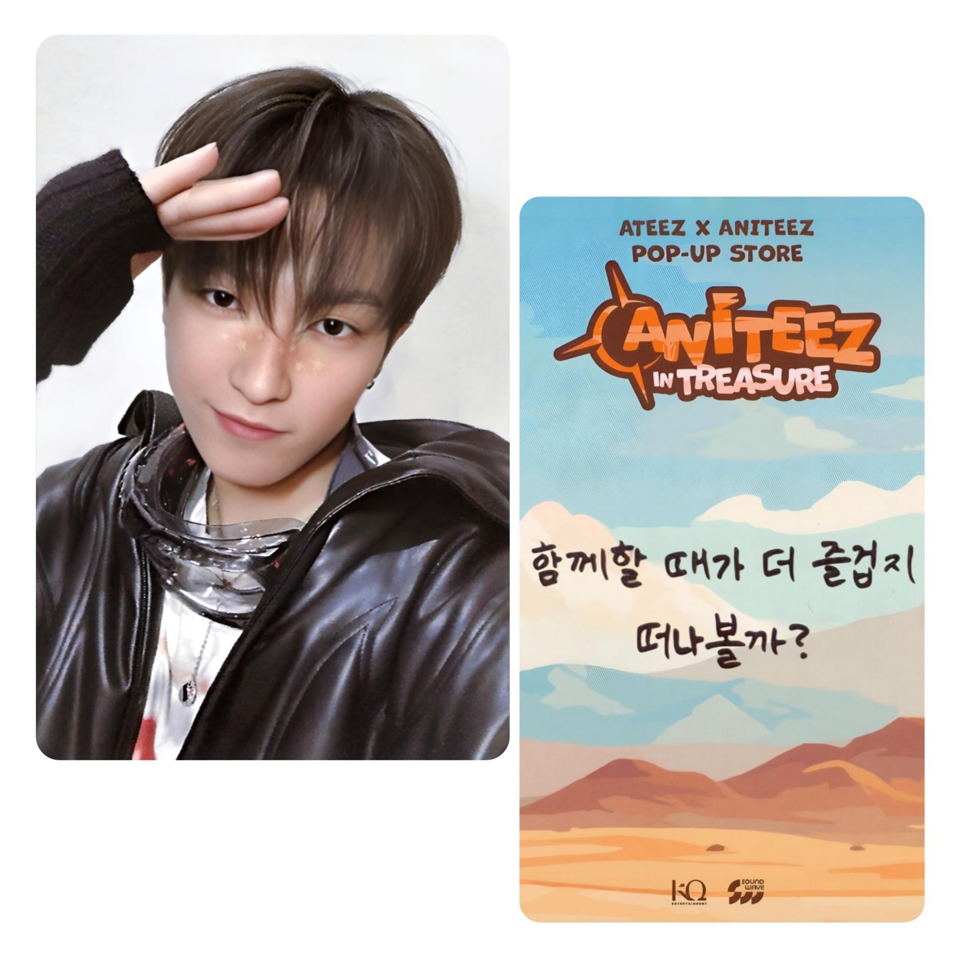 ATEEZ Aniteez in Treasure Mini Plush POB Photocards