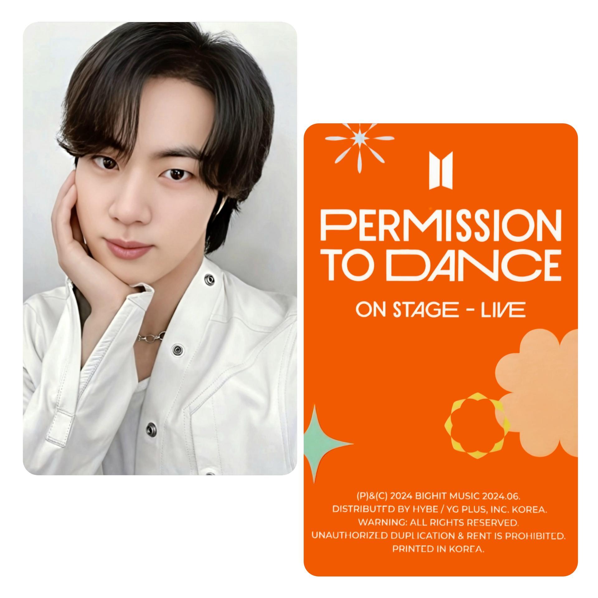 BTS - Permission To Dance On Stage - Live Album Photocards | Stay
