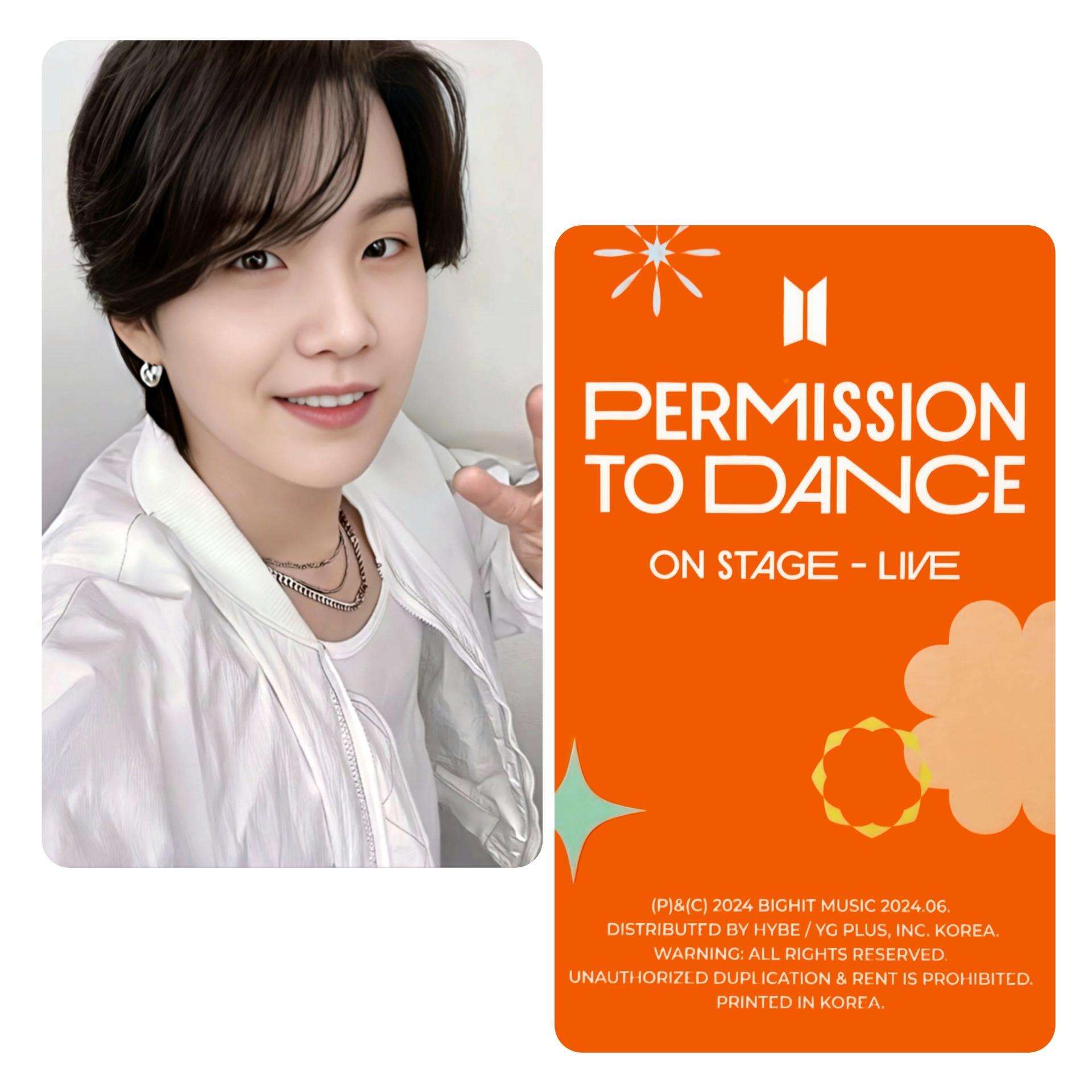BTS - Permission To Dance On Stage - Live Album Photocards