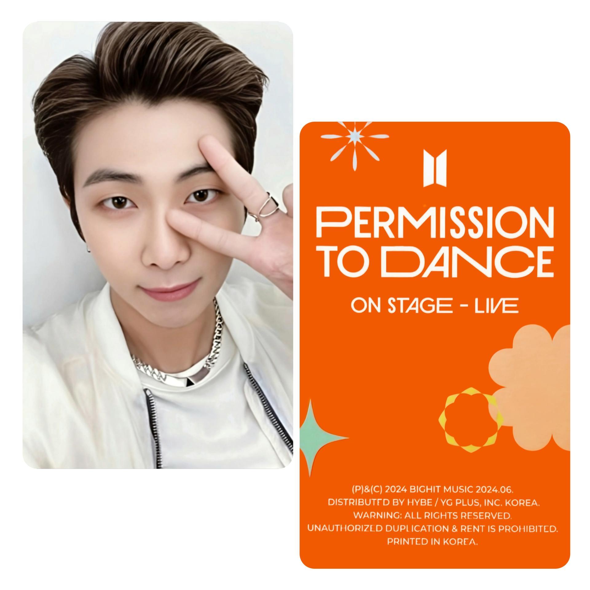 BTS - Permission To Dance On Stage - Live Album Photocards