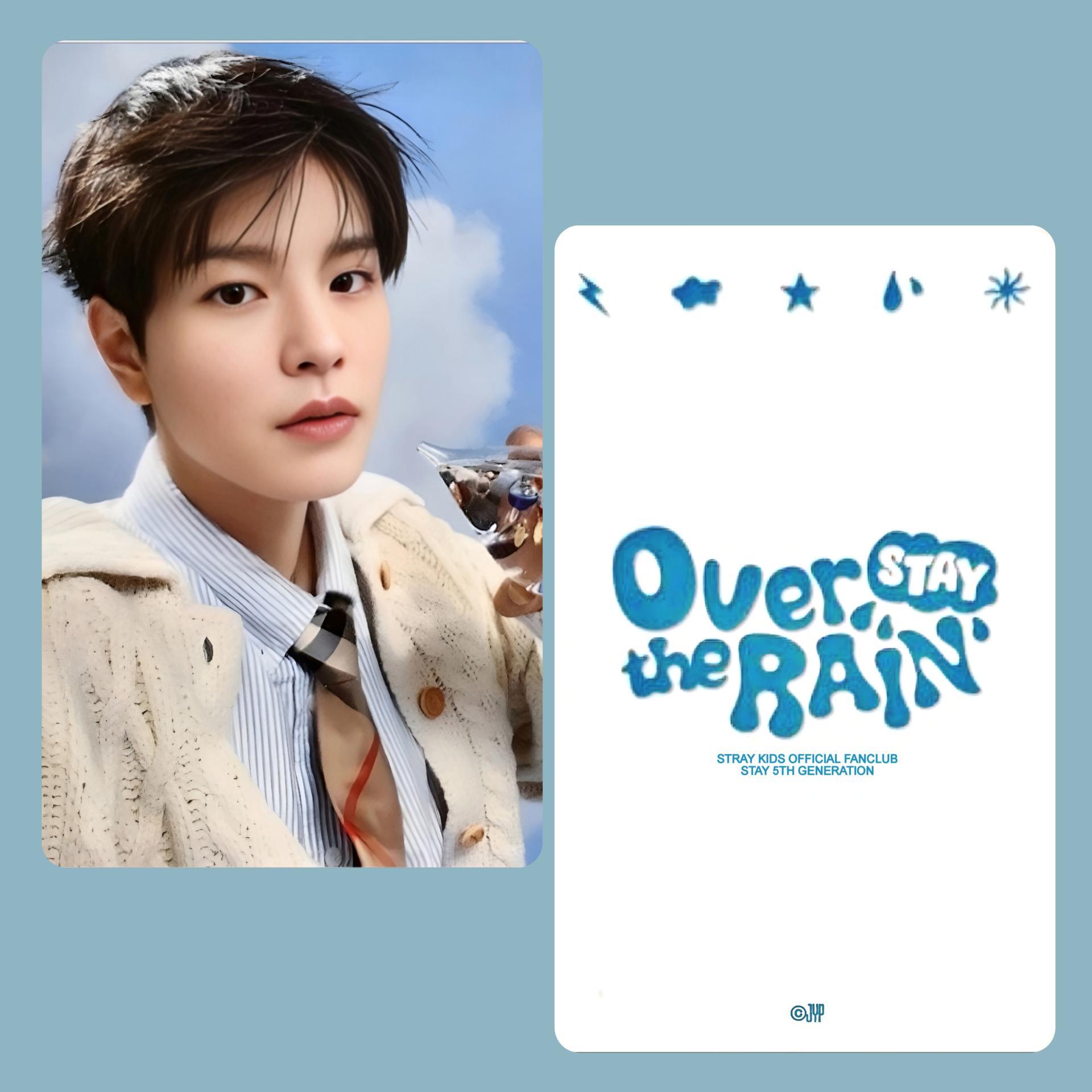 STRAY KIDS : Over the Rain 5th Stay Fan Kit Photocards