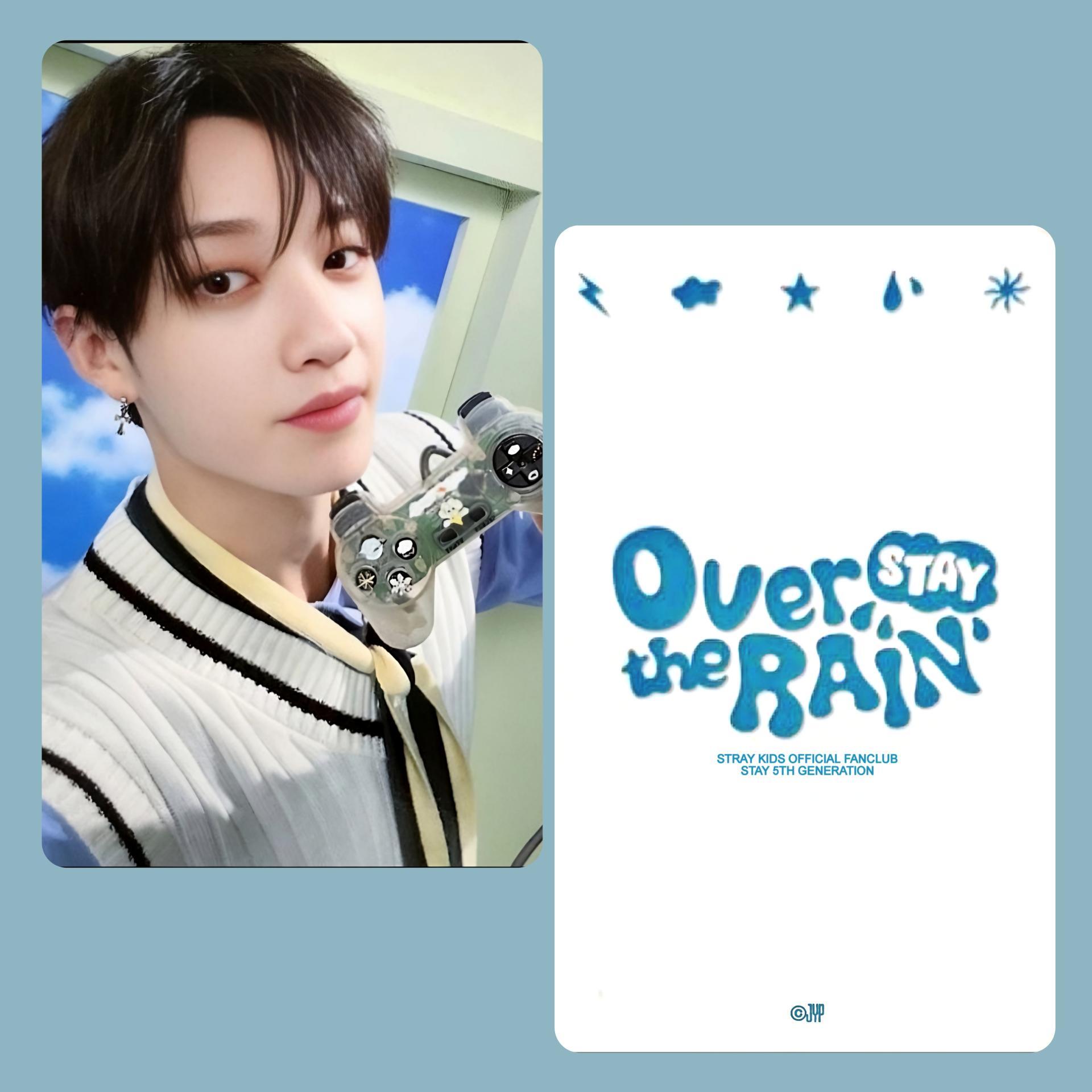 STRAY KIDS : Over the Rain 5th Stay Fan Kit Photocards