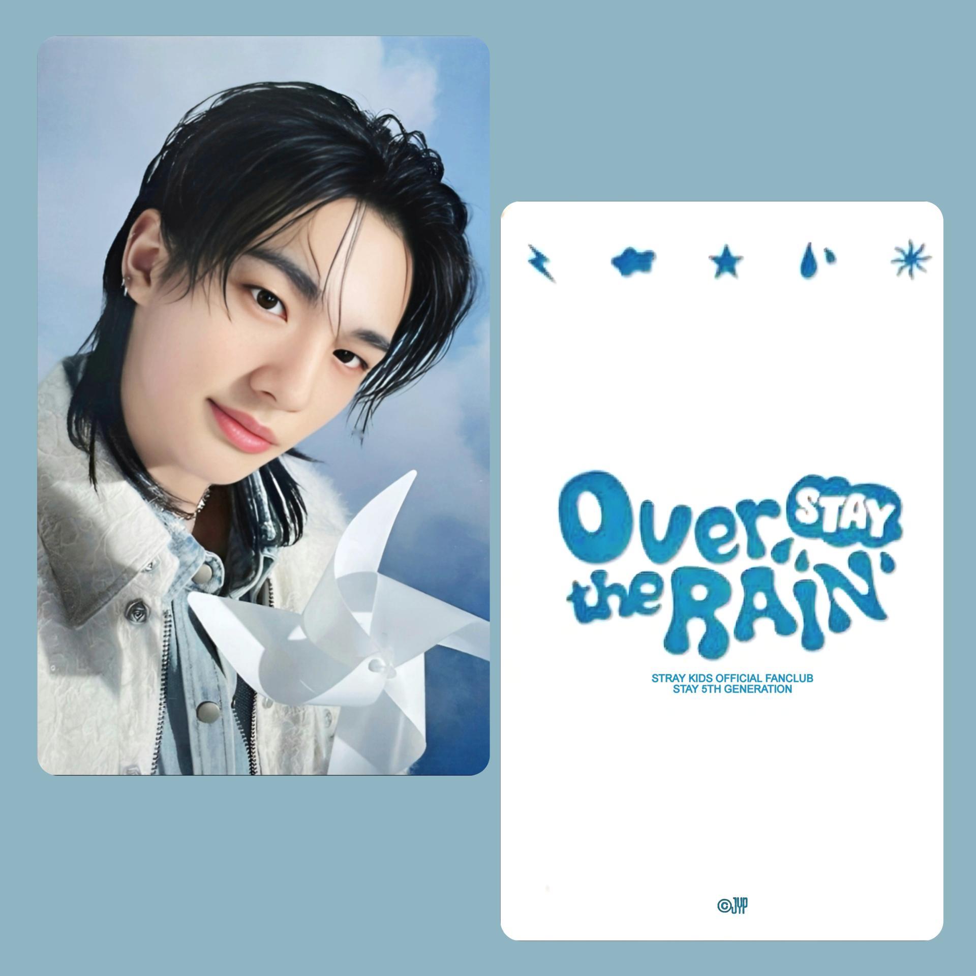 STRAY KIDS : Over the Rain 5th Stay Fan Kit Photocards