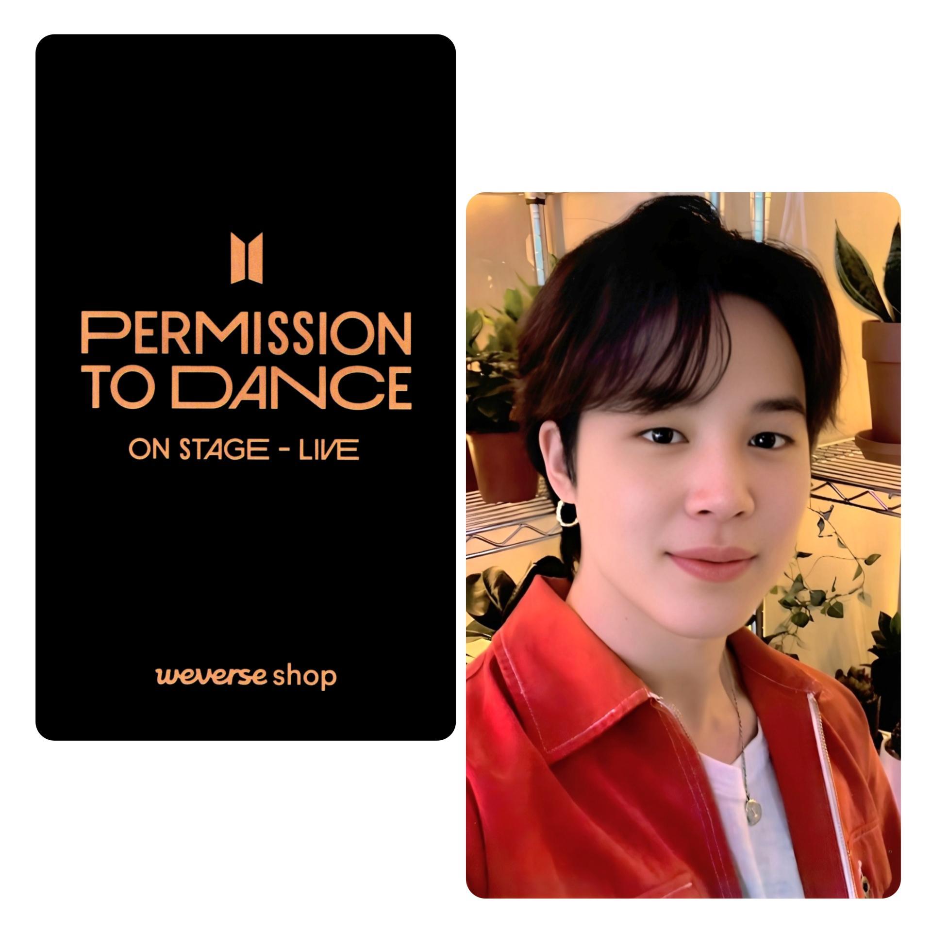 BTS - Permission To Dance On Stage Live - WV Global Photocards
