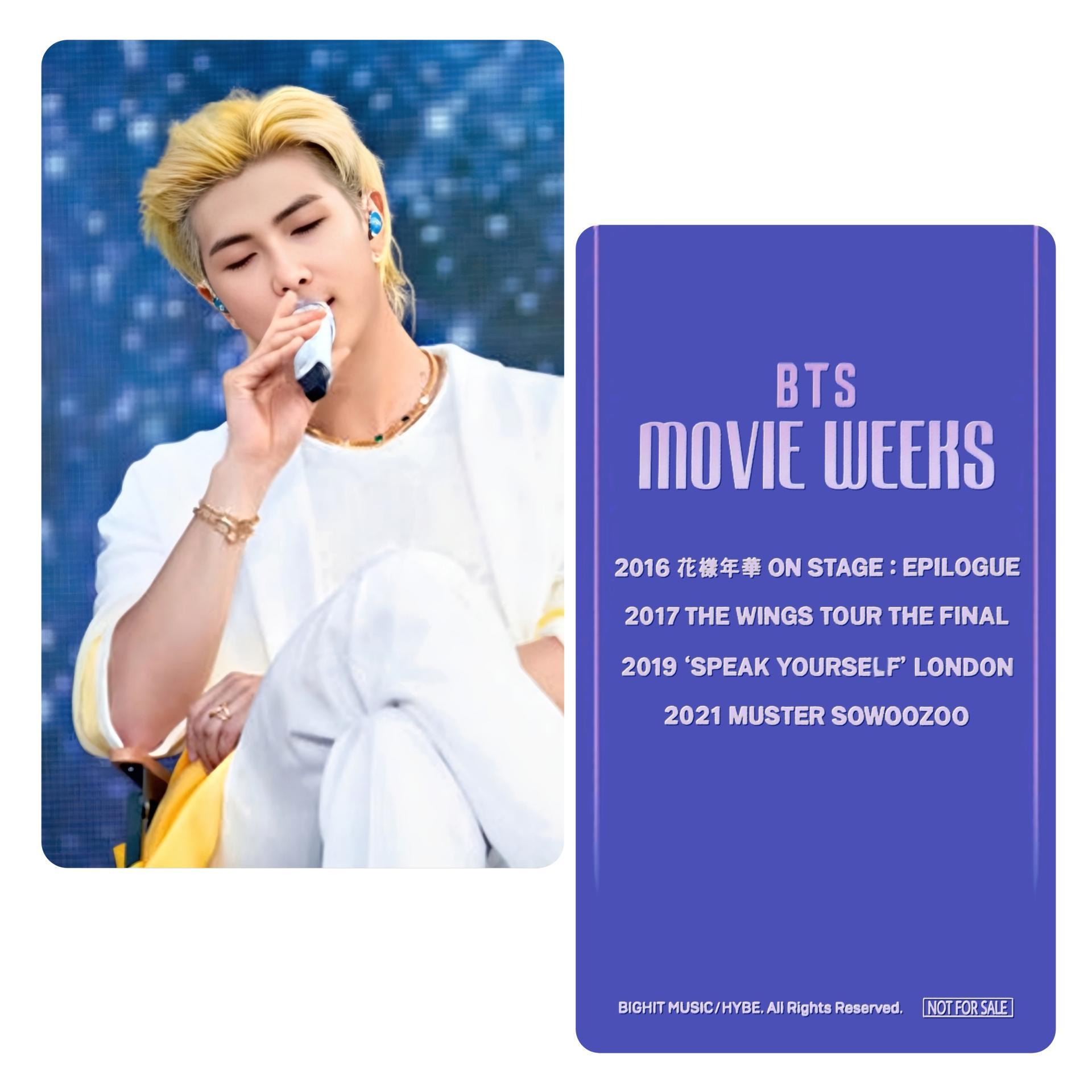 BTS - Movie Weeks Photocards