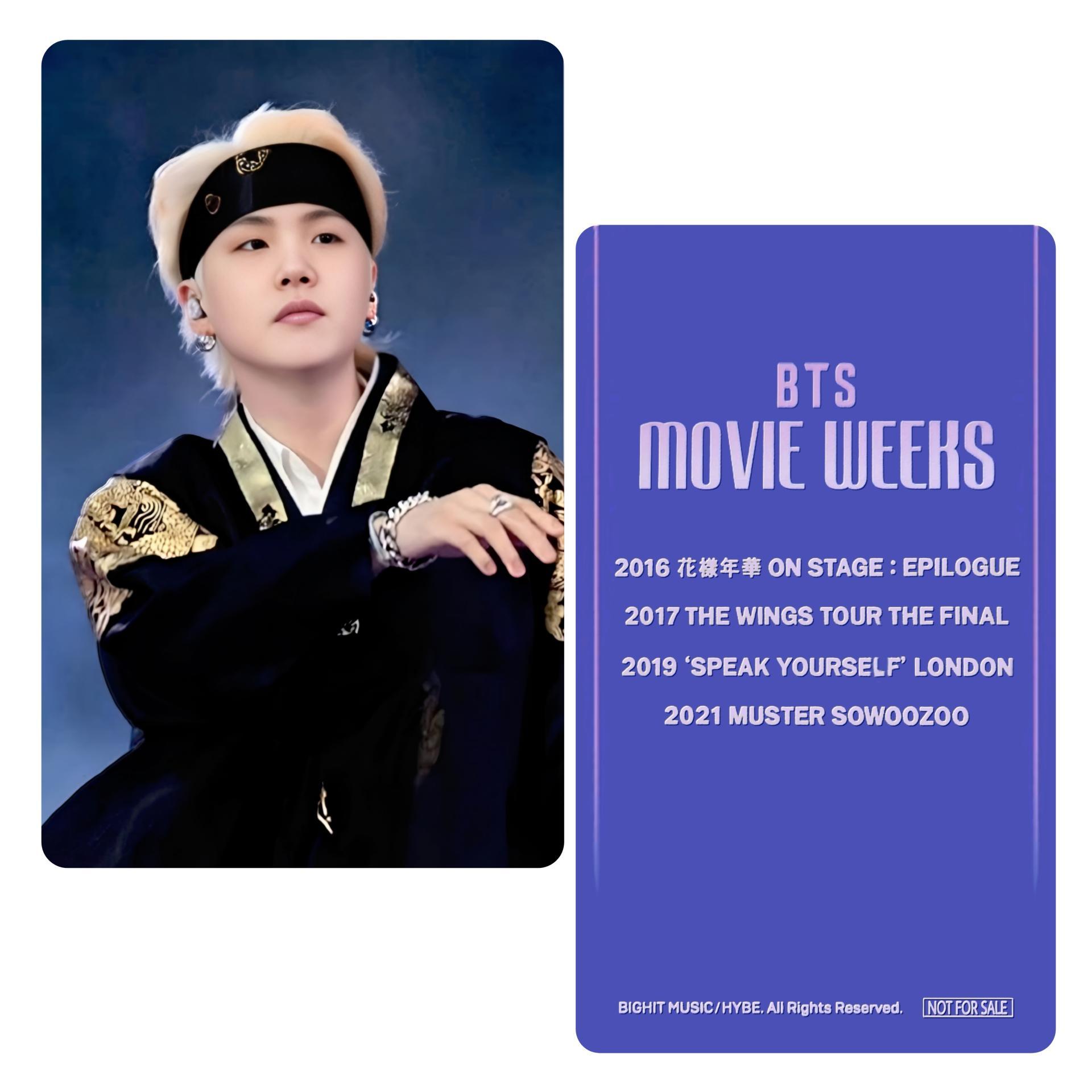 BTS - Movie Weeks Photocards