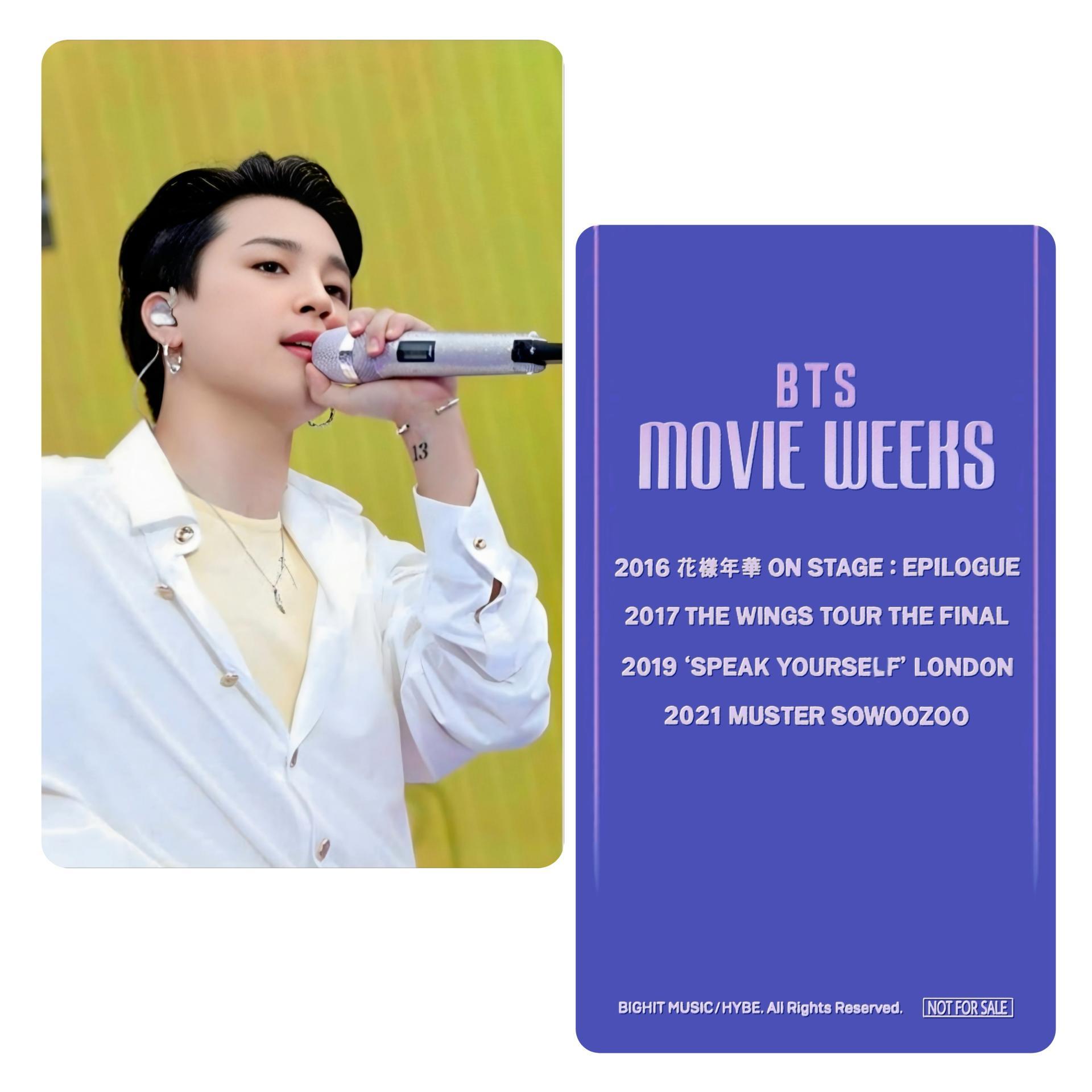BTS - Movie Weeks Photocards