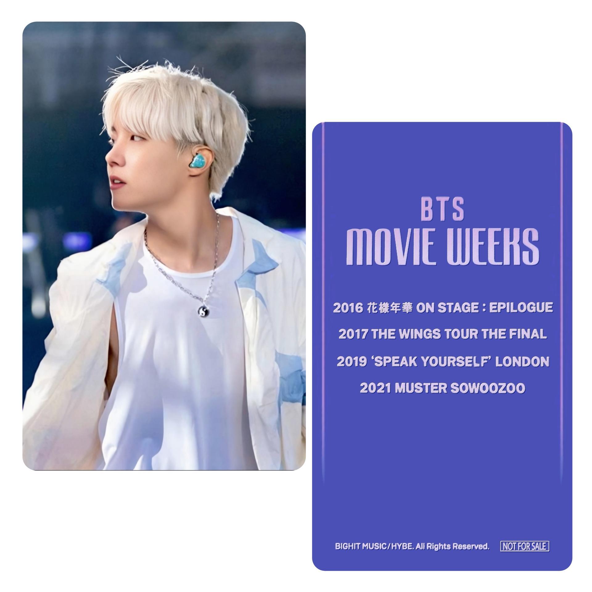 BTS - Movie Weeks Photocards