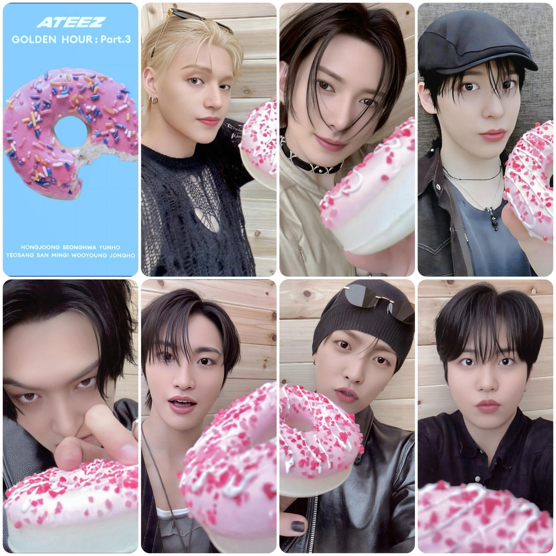 ATEEZ : Golden Hour 3 - Toktoq Donut POB Photocards