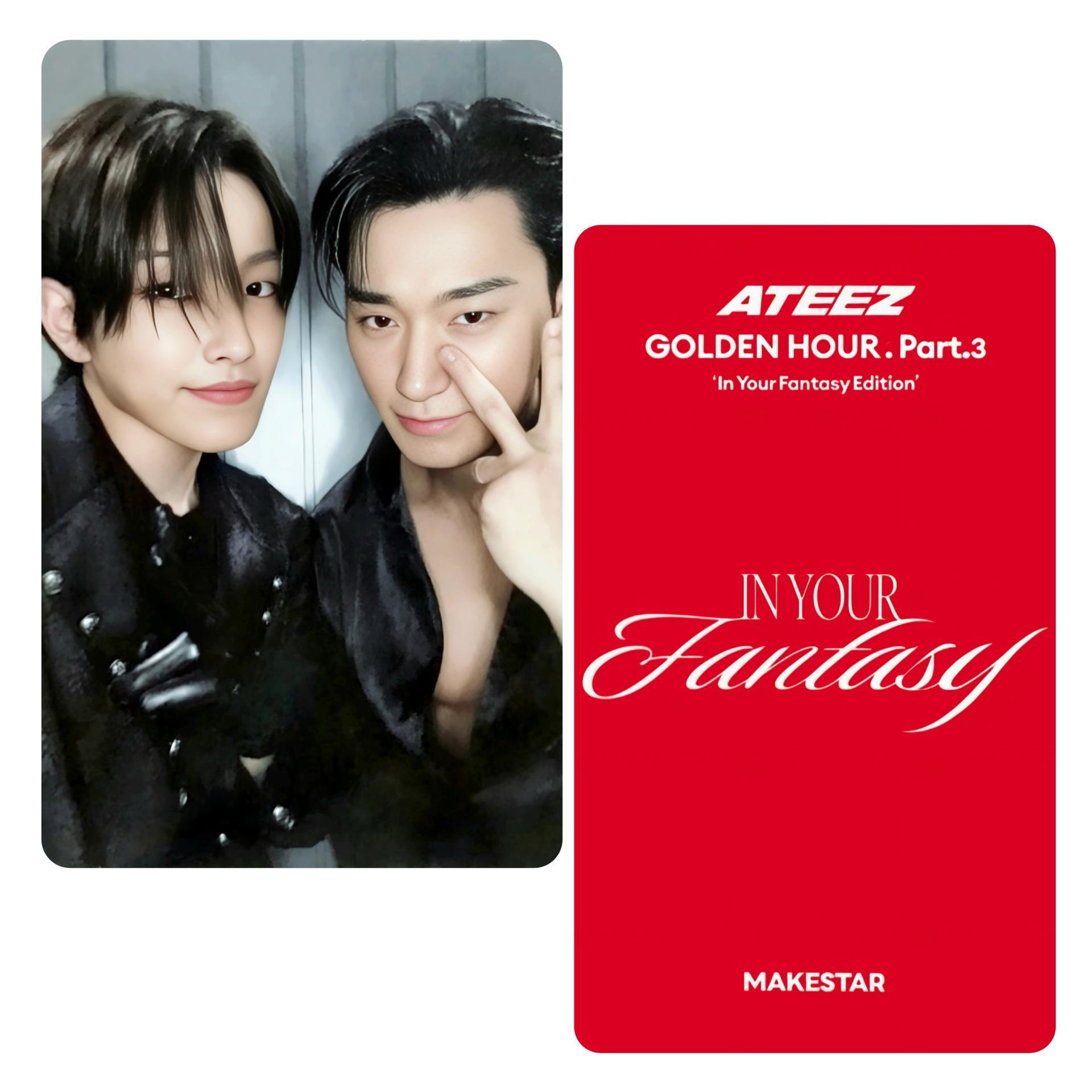 Ateez :Golden Hour 3 : In Your Fantasy Makestar Unit Photocards
