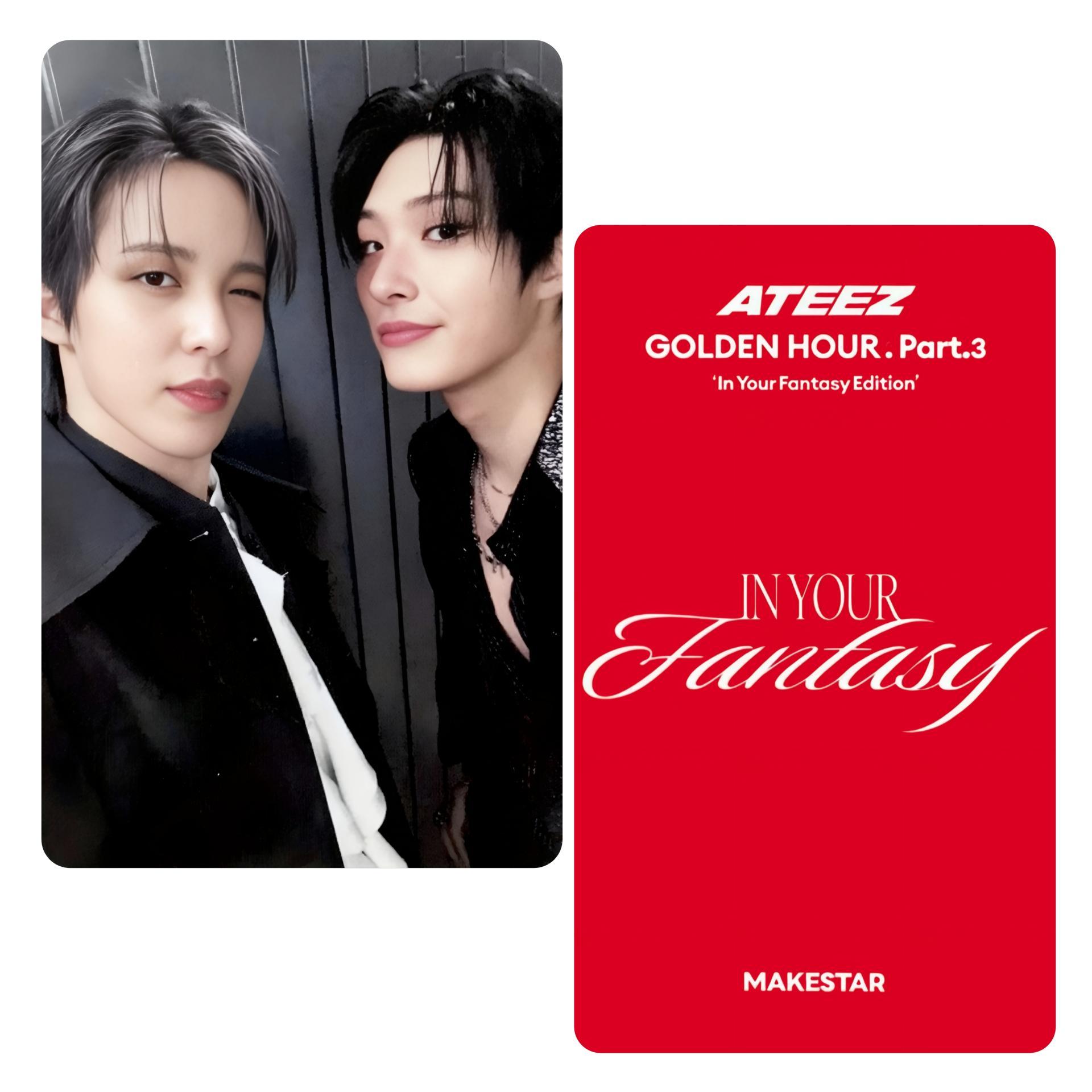 Ateez :Golden Hour 3 : In Your Fantasy Makestar Unit Photocards