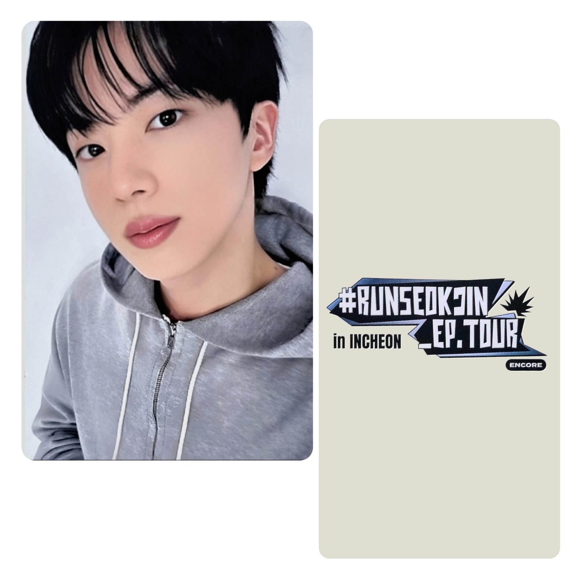 Jin : Run Seokjin - Army Zone Incheon Photo Cards 