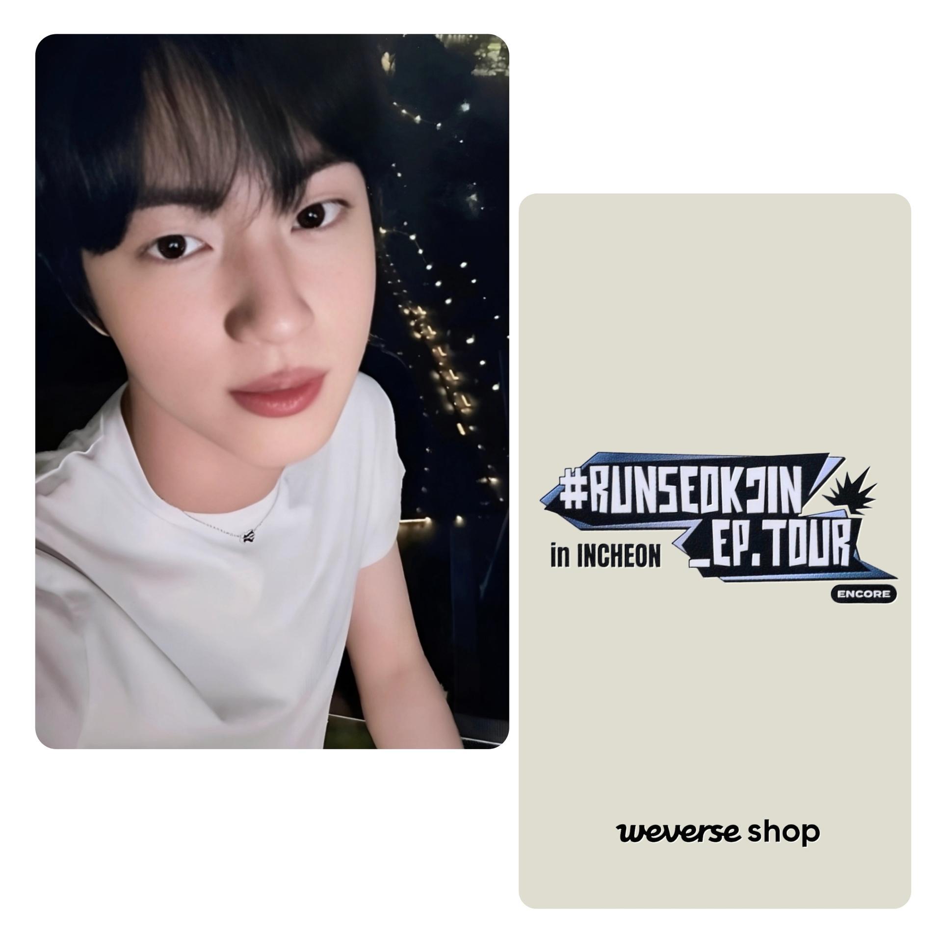 Jin : Run Seokjin - Album Pick Up LD Photo Cards 
